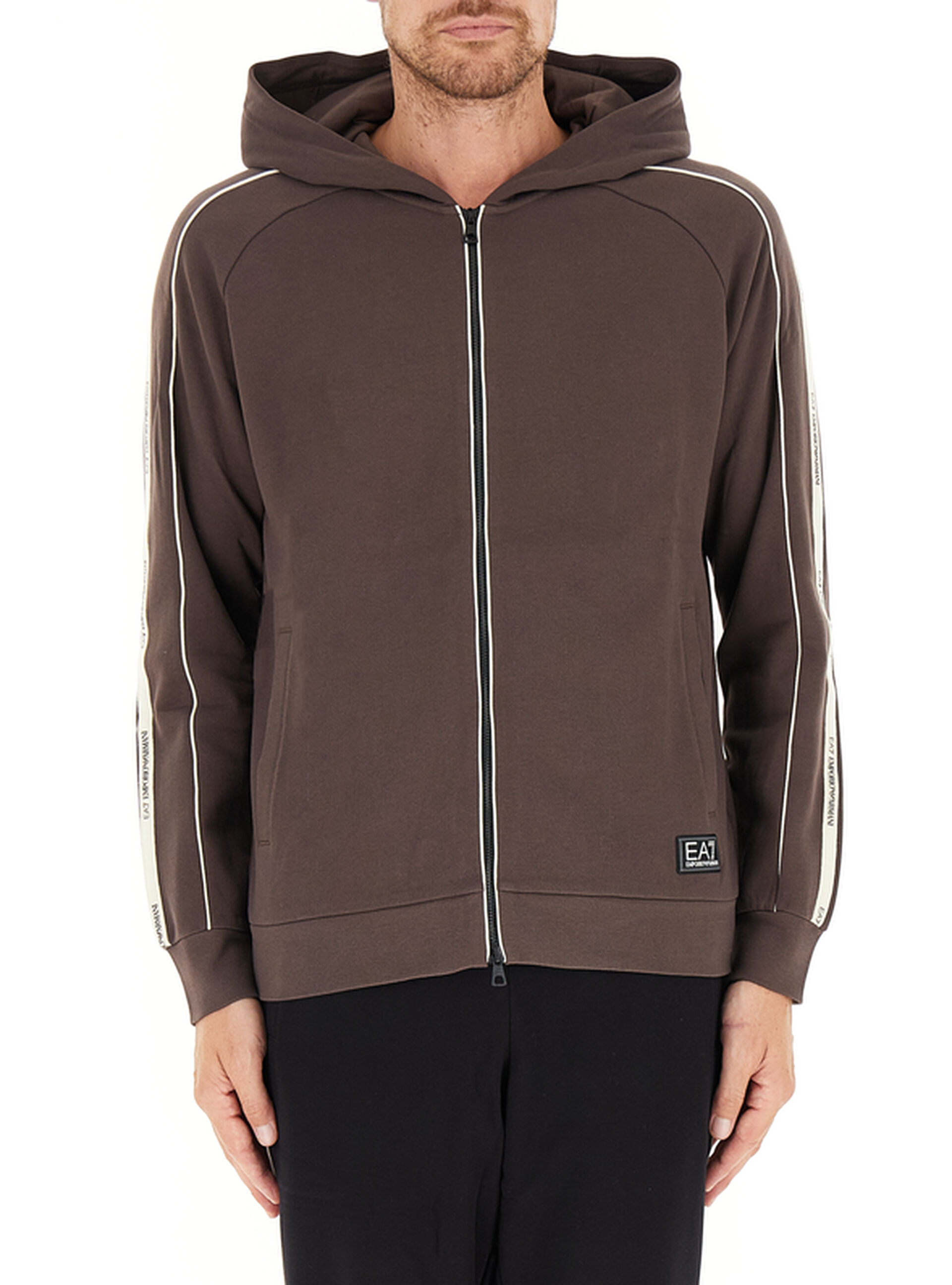 Felpa misto cotone MARRONE XL