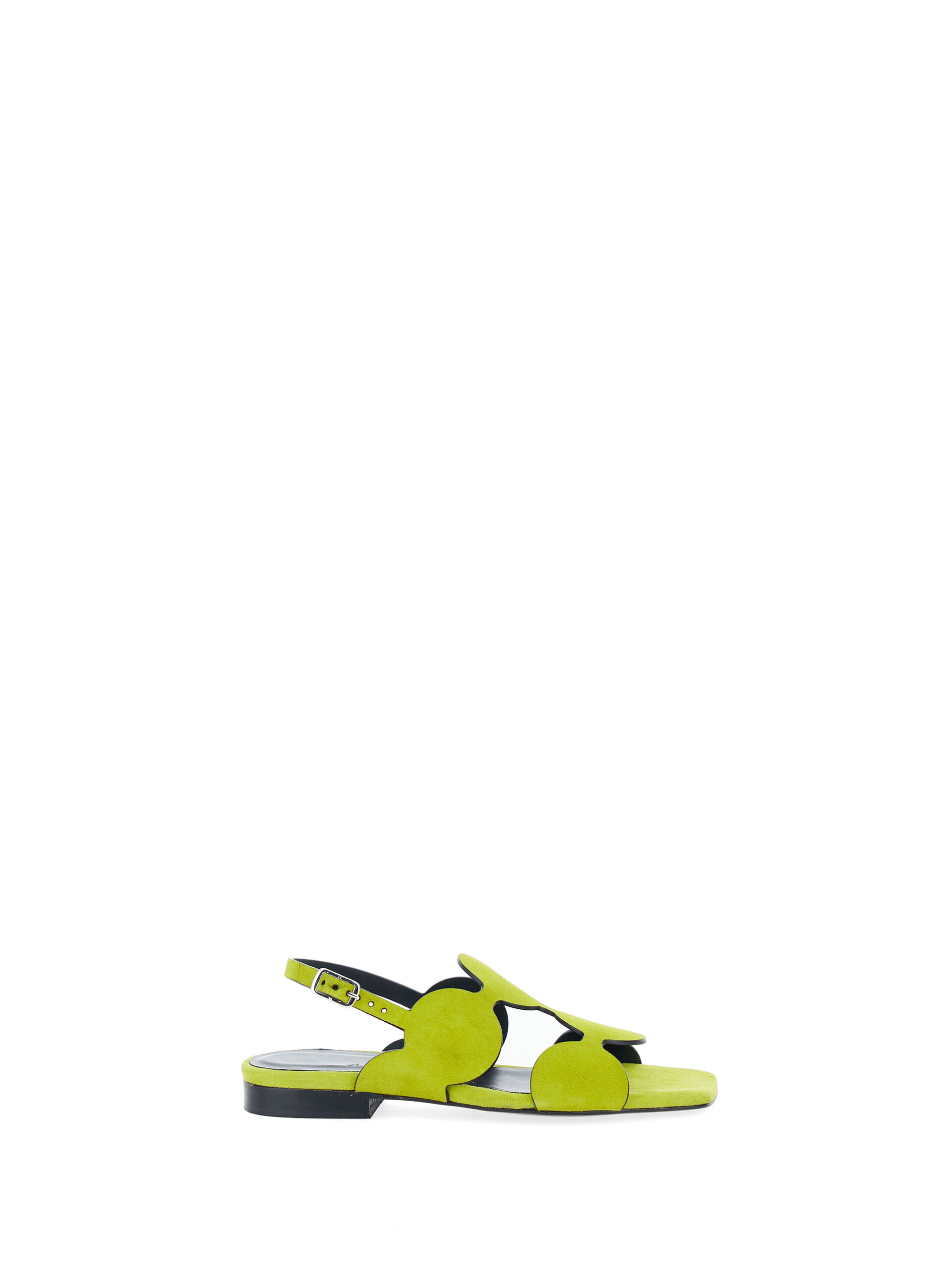 Sandali in pelle VERDE LIME