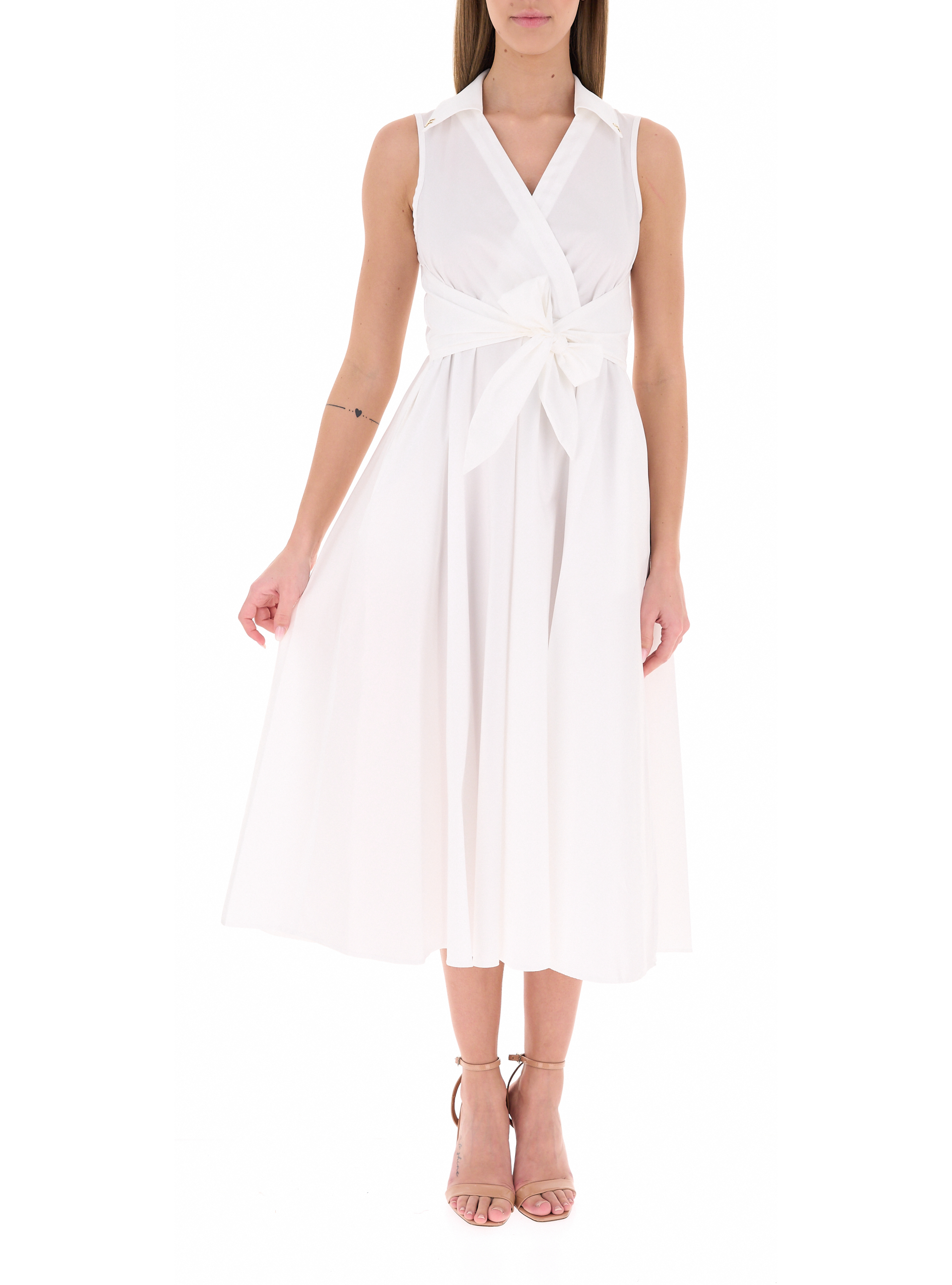 Abito con fiocco BIANCO S