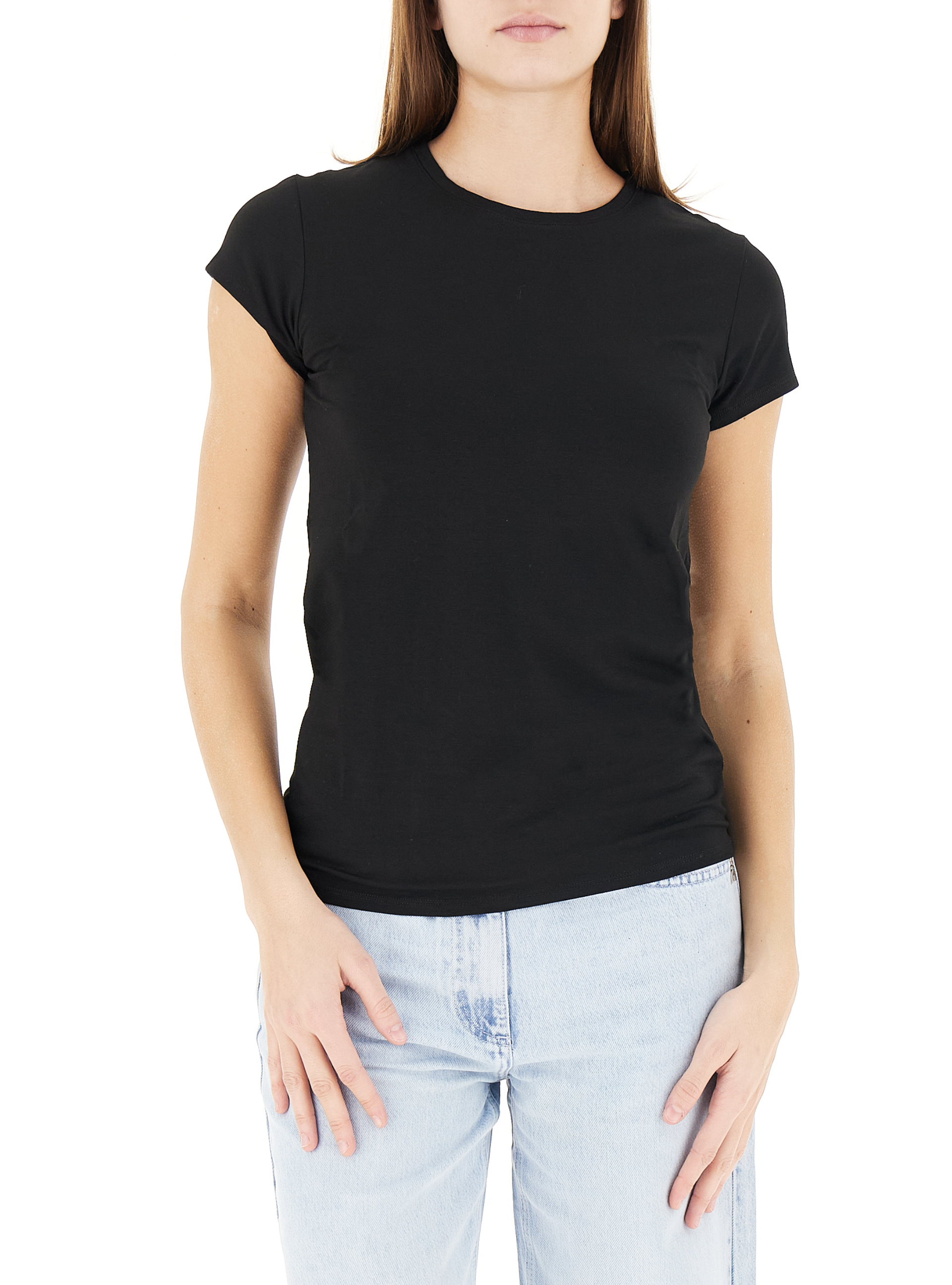 T-shirt girocollo NERO
