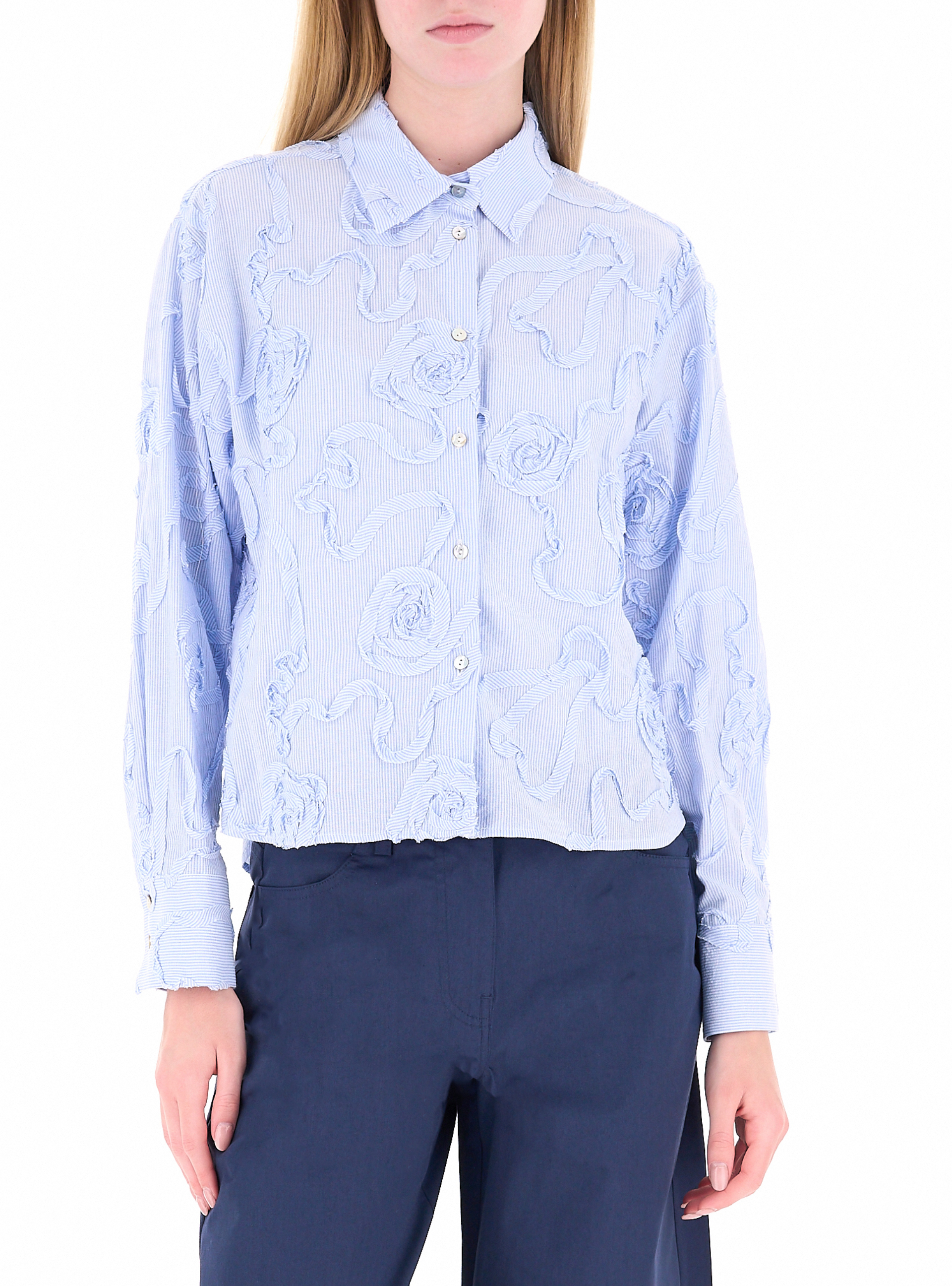 Camicia a righe AZZURRO CHIARO 44