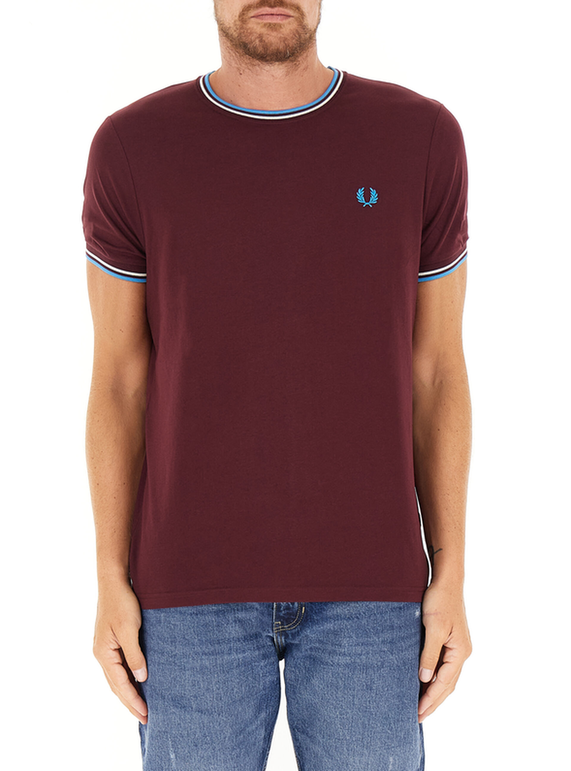 T-shirt girocollo BORDEAUX S
