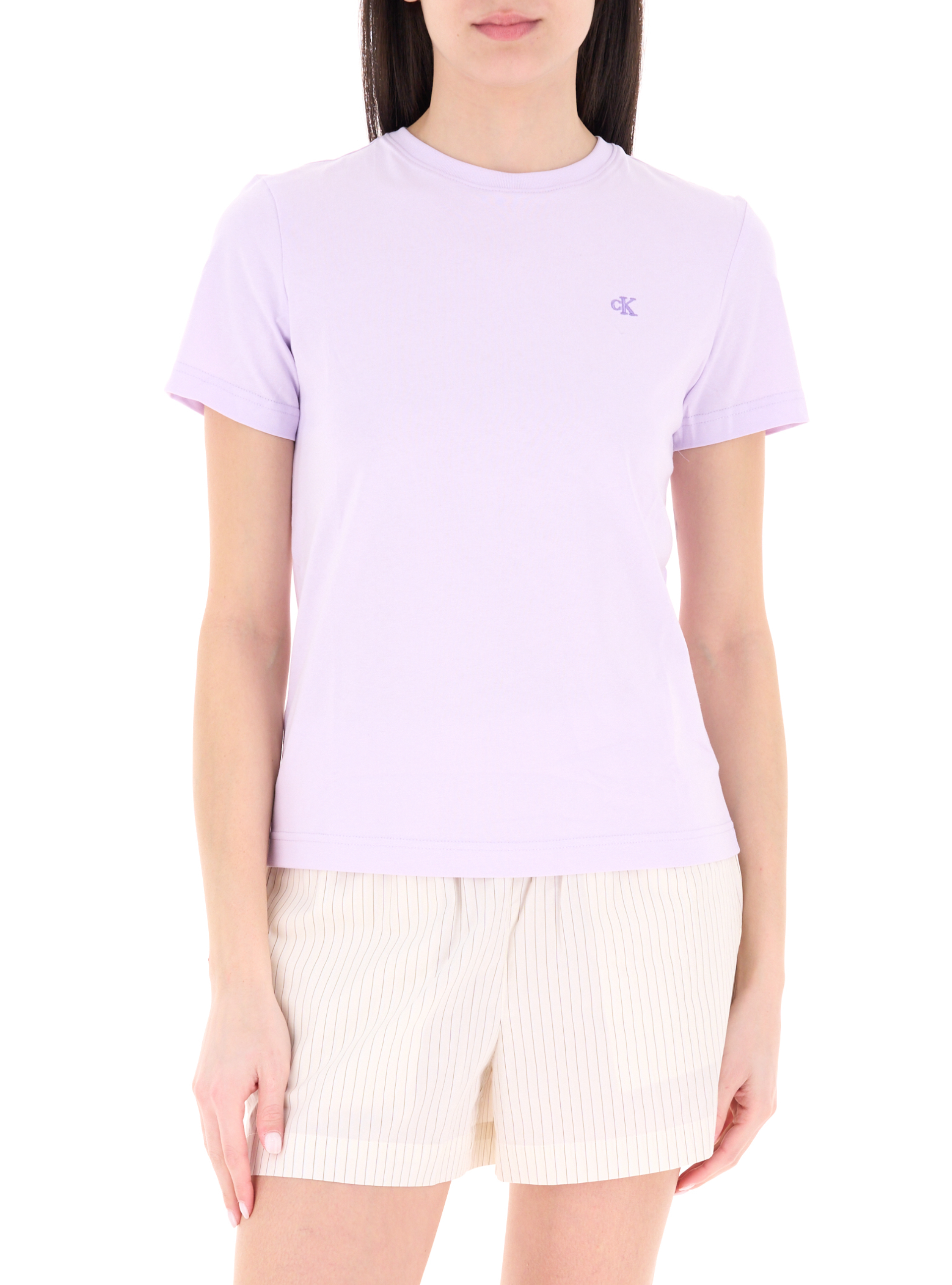 T-shirt girocollo LILLA S
