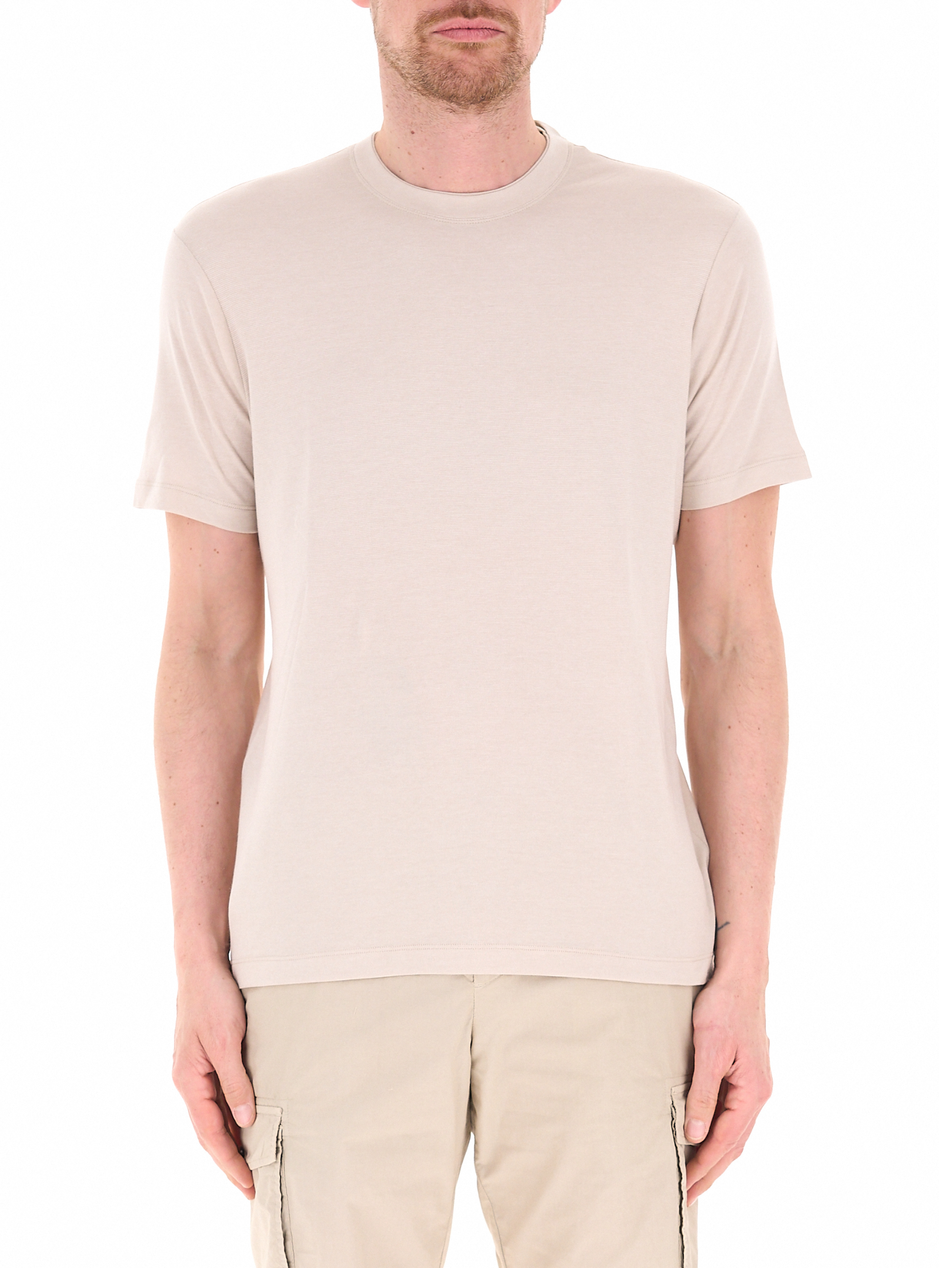 T-shirt girocollo BEIGE