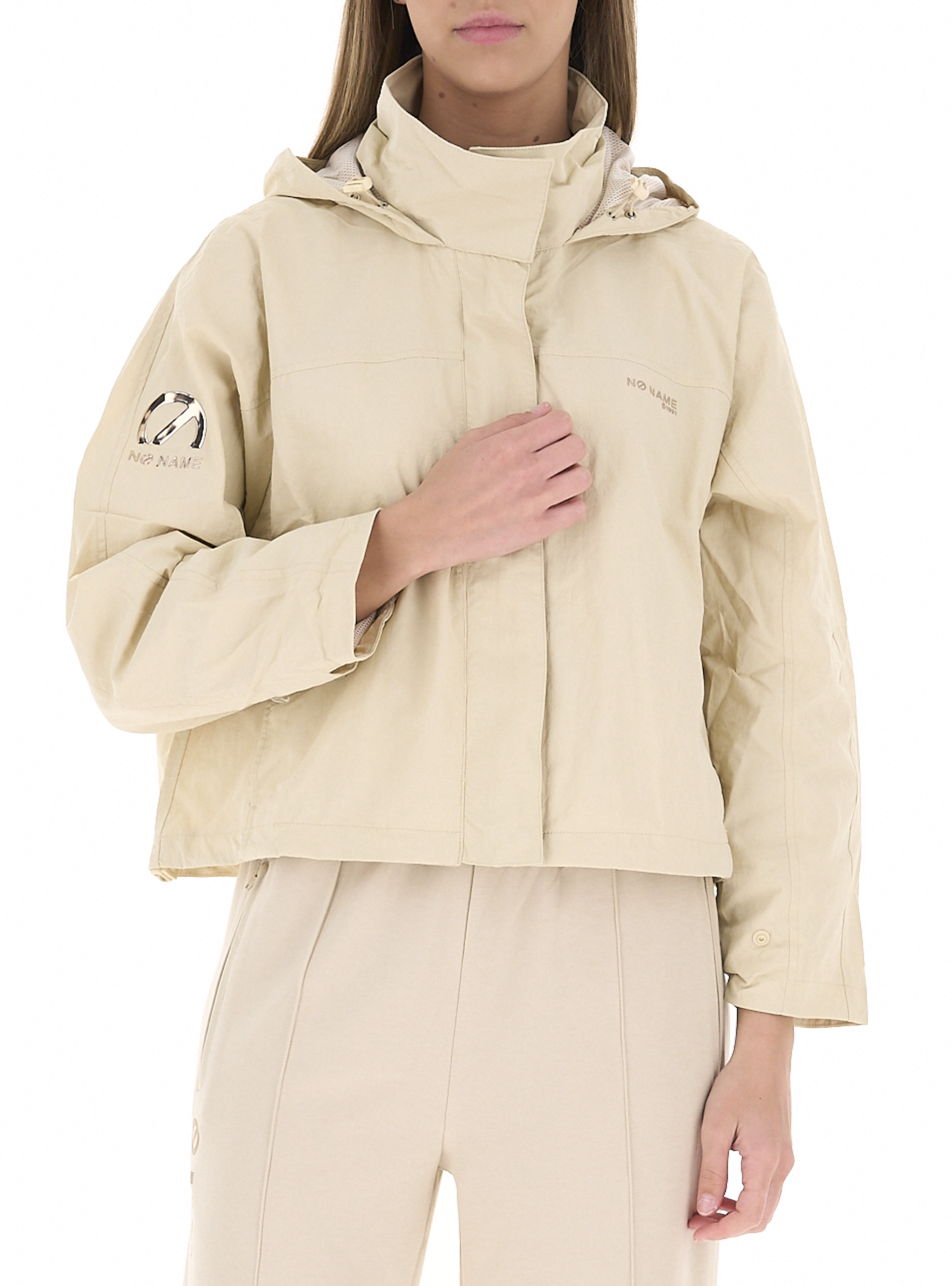 Giubbino con cappuccio BEIGE