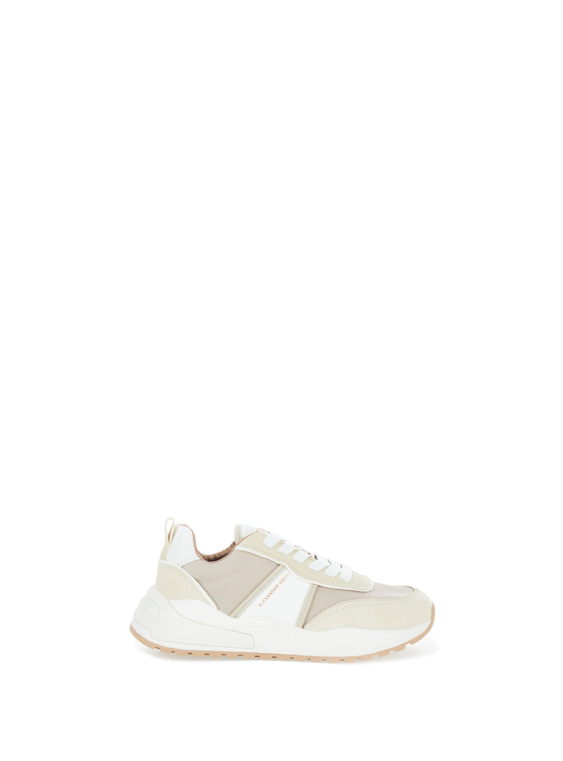 Sneakers in pelle BEIGE