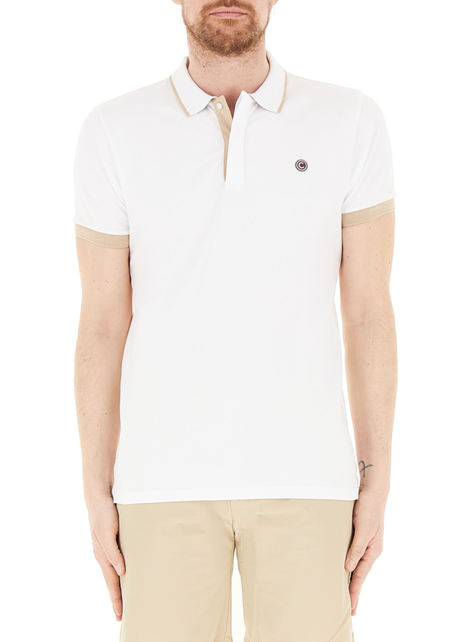 Polo cotone ORIGINALS BIANCO