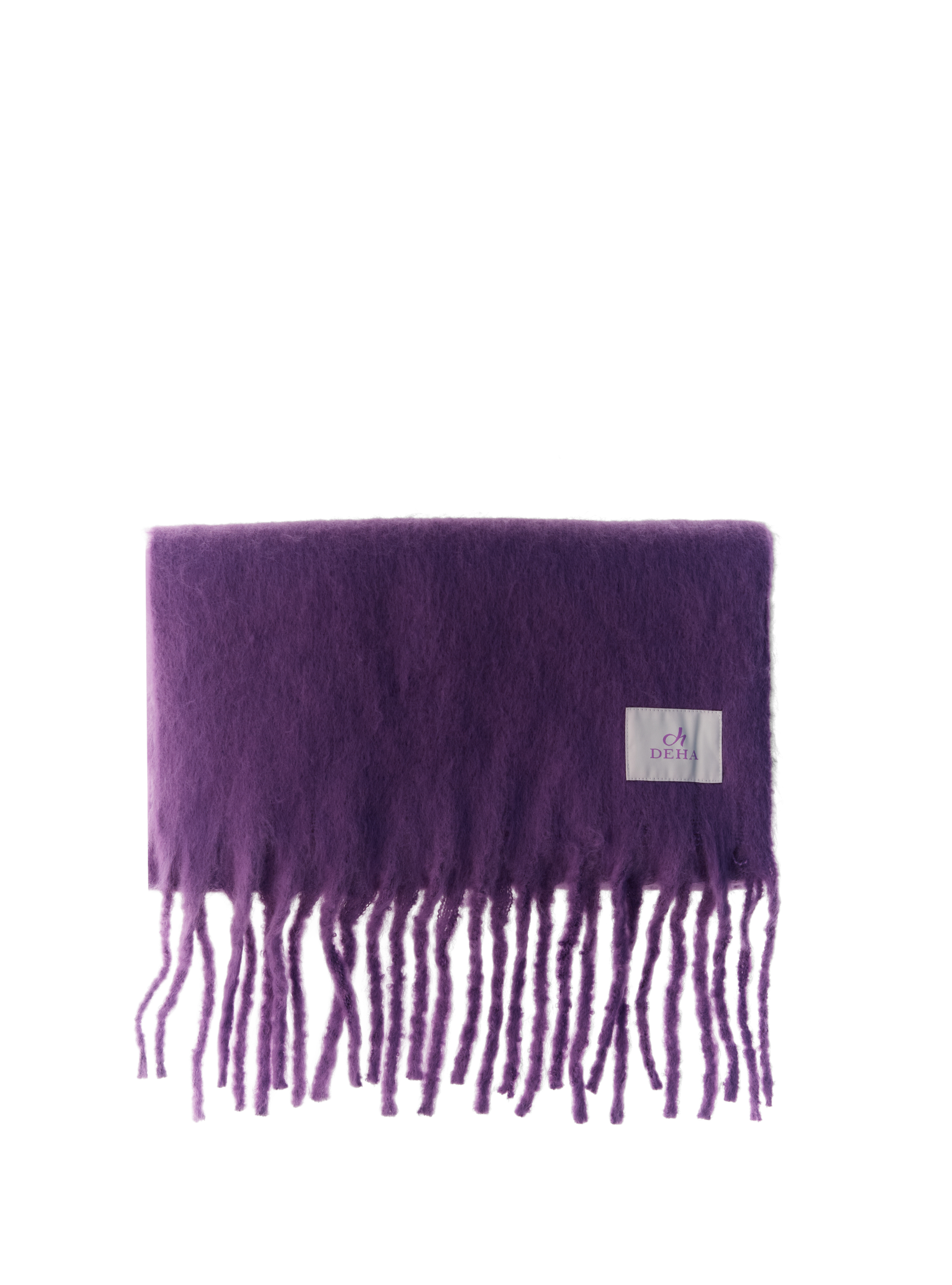 DEHA Sciarpa con frange VIOLA