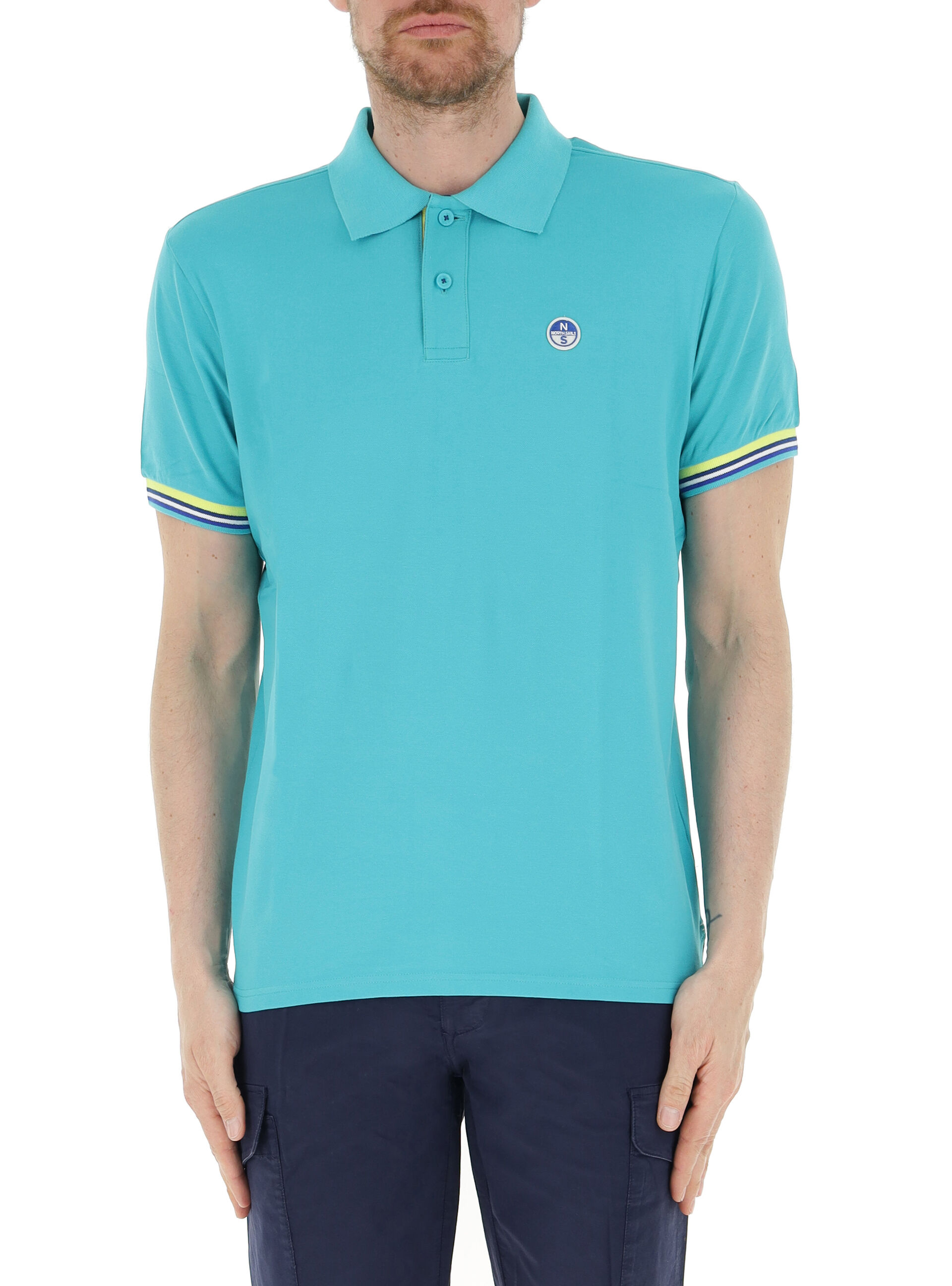 Polo maniche corte VERDE XXL