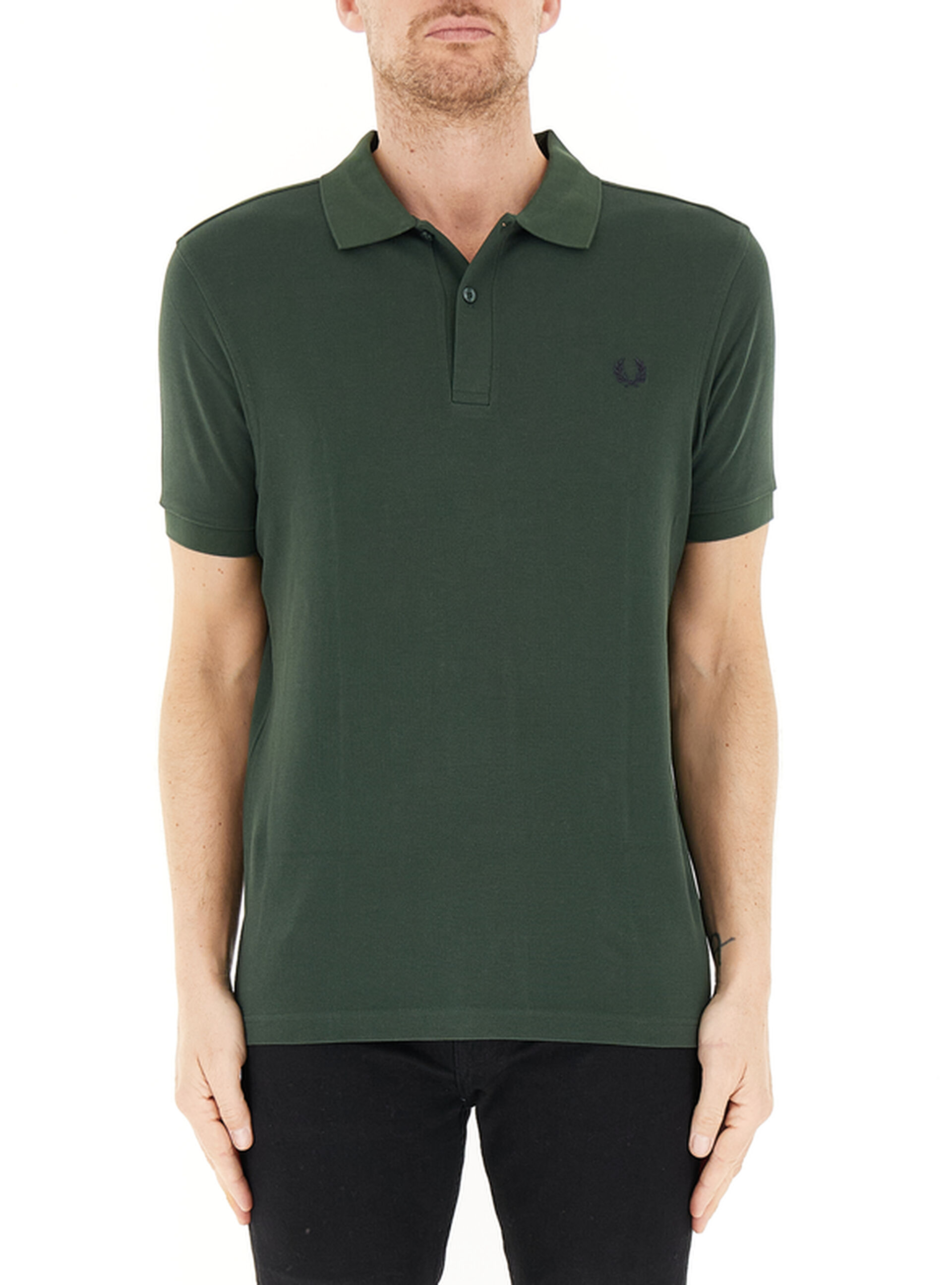 Polo in cotone VERDE SCURO XXL