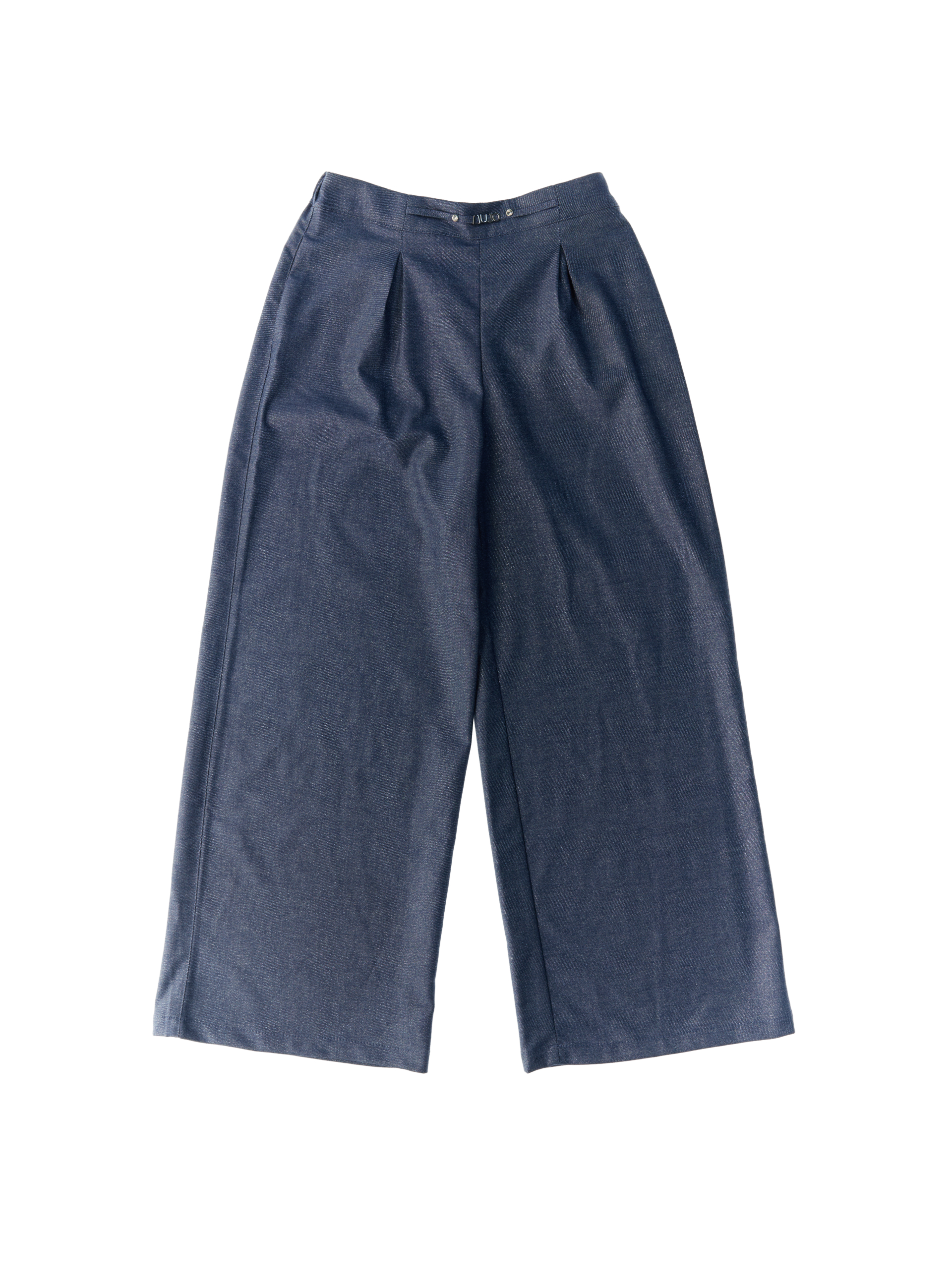 Pantalone wide leg JUNIOR BLU CHIARO