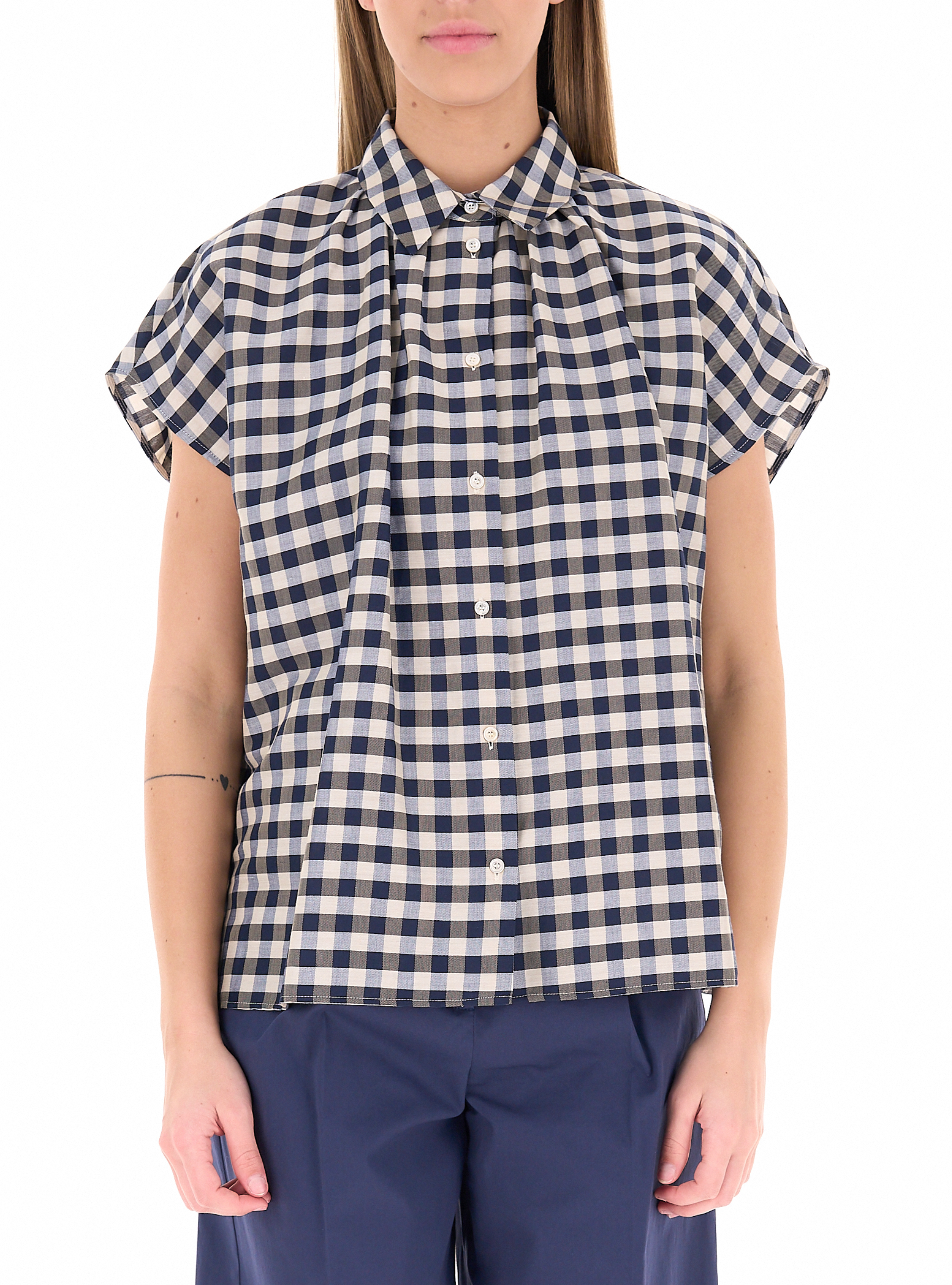 Camicia maniche corte BLU NAVY