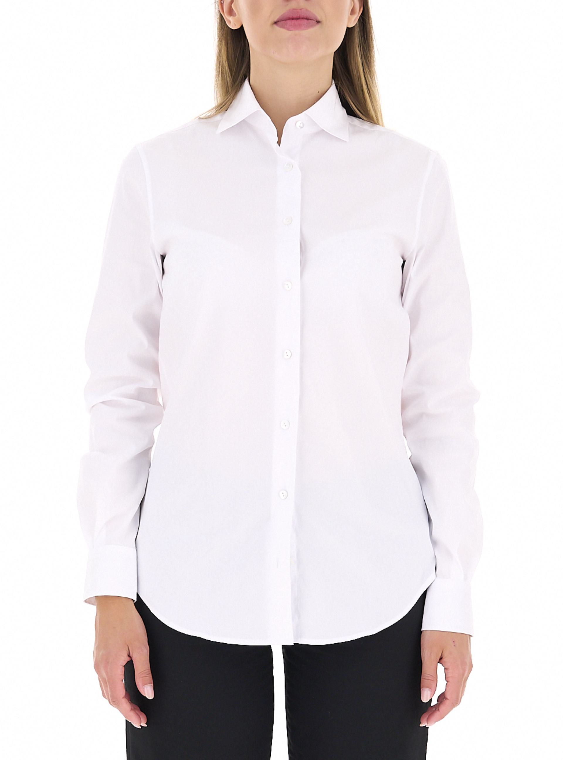 XACUS Camicia misto cotone BIANCO