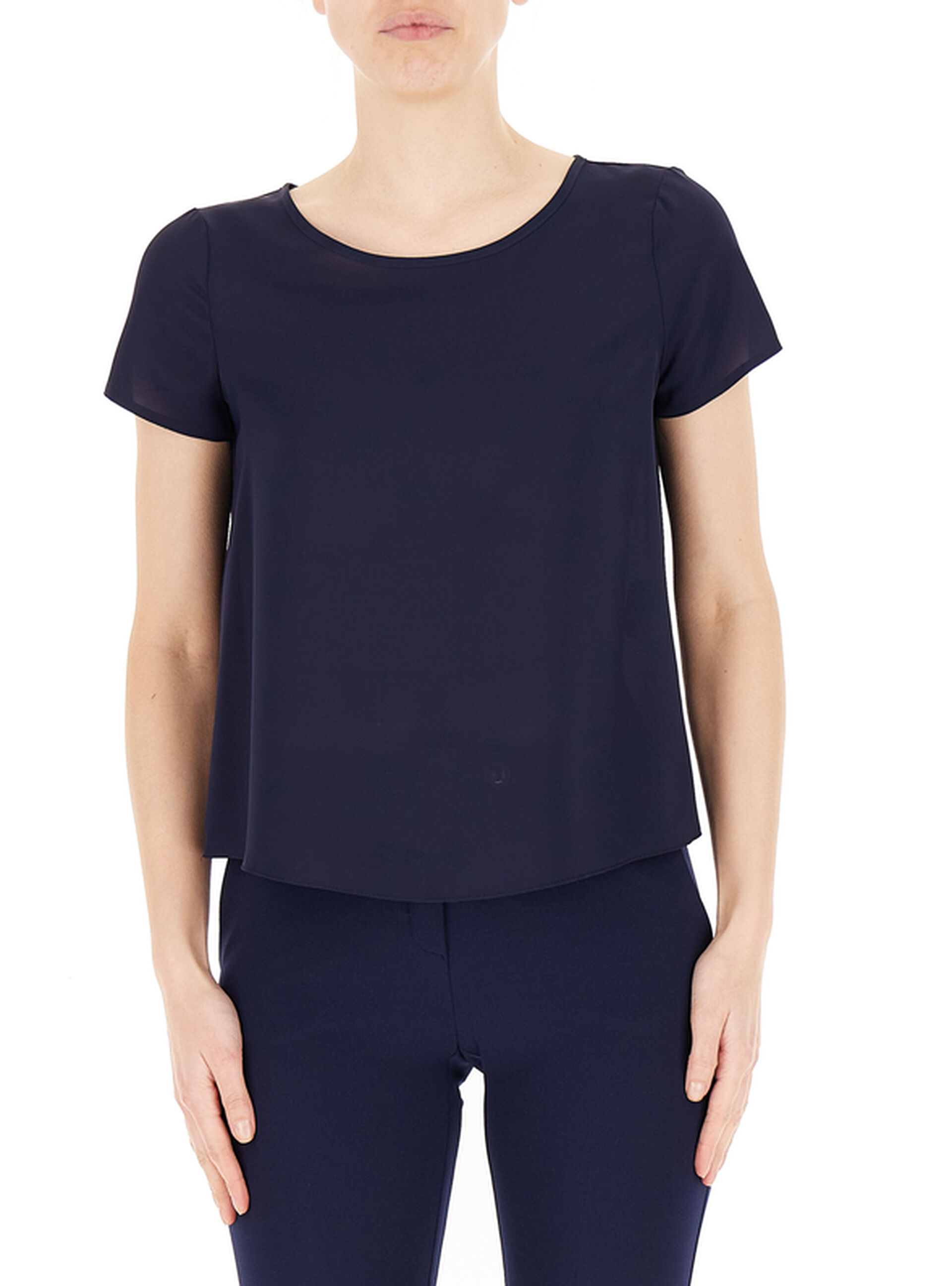 Blusa maniche corte BLU NOTTE XL