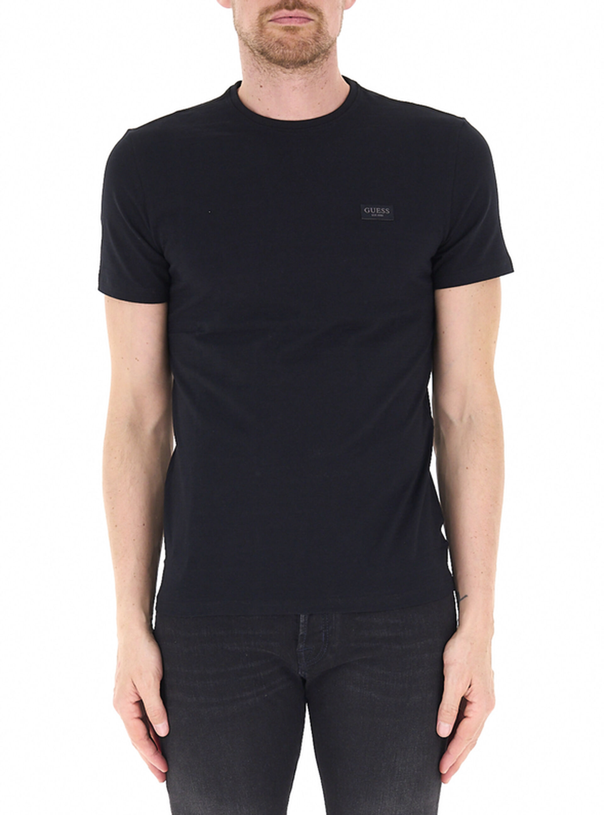 Guess T-shirt girocollo NERO L
