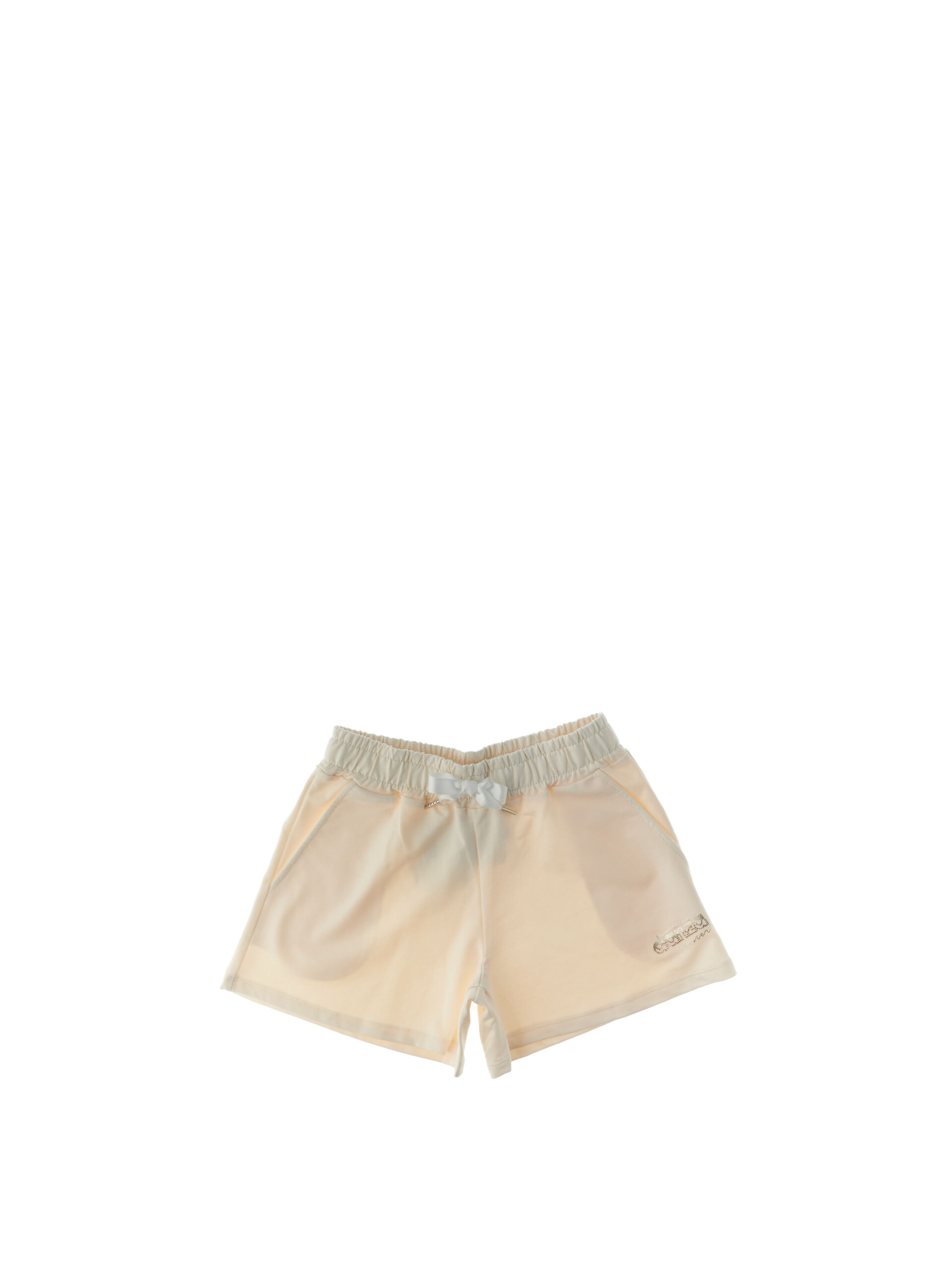 Shorts in felpa CREMA