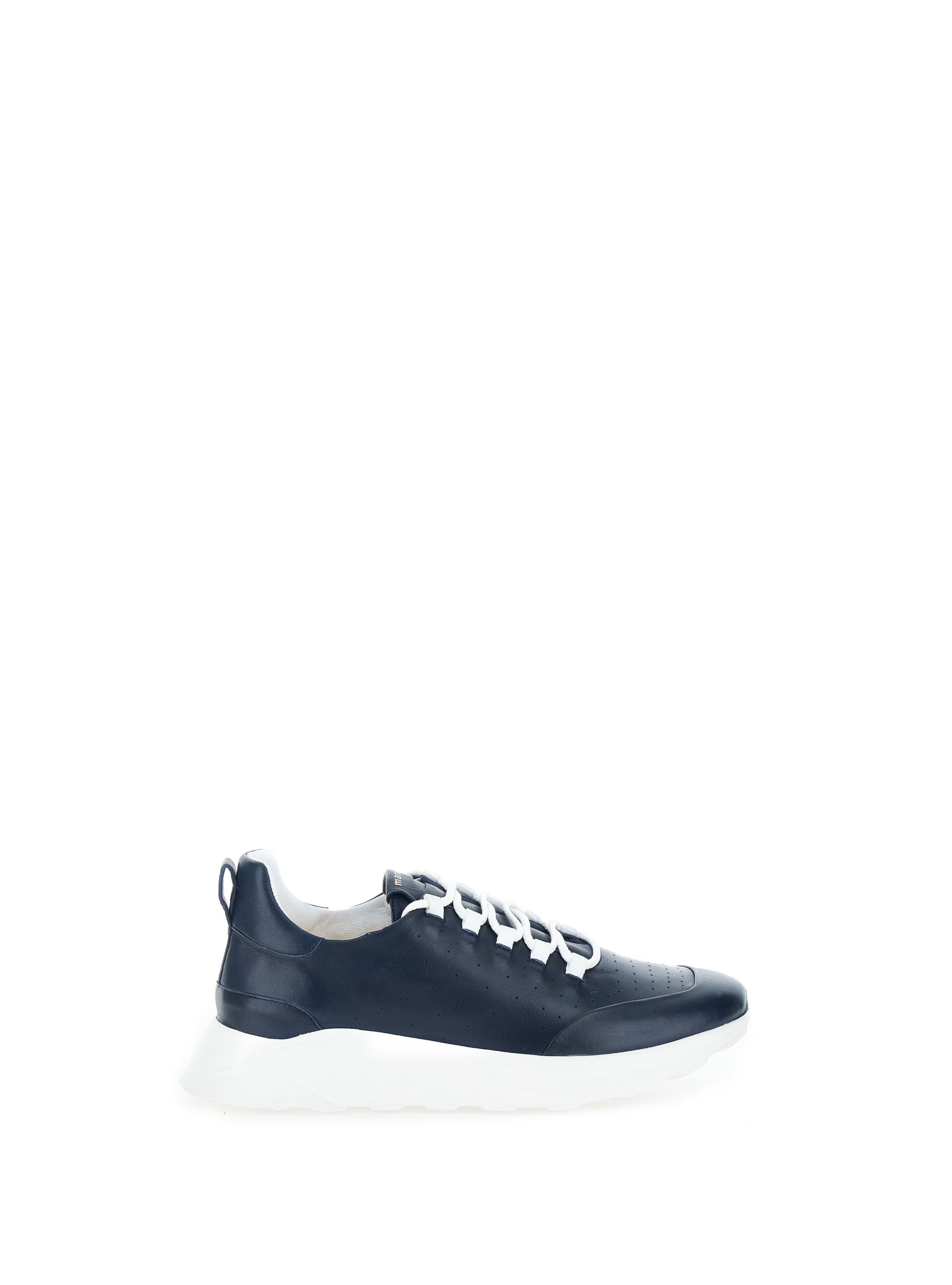 Sneakers in pelle BLU NOTTE