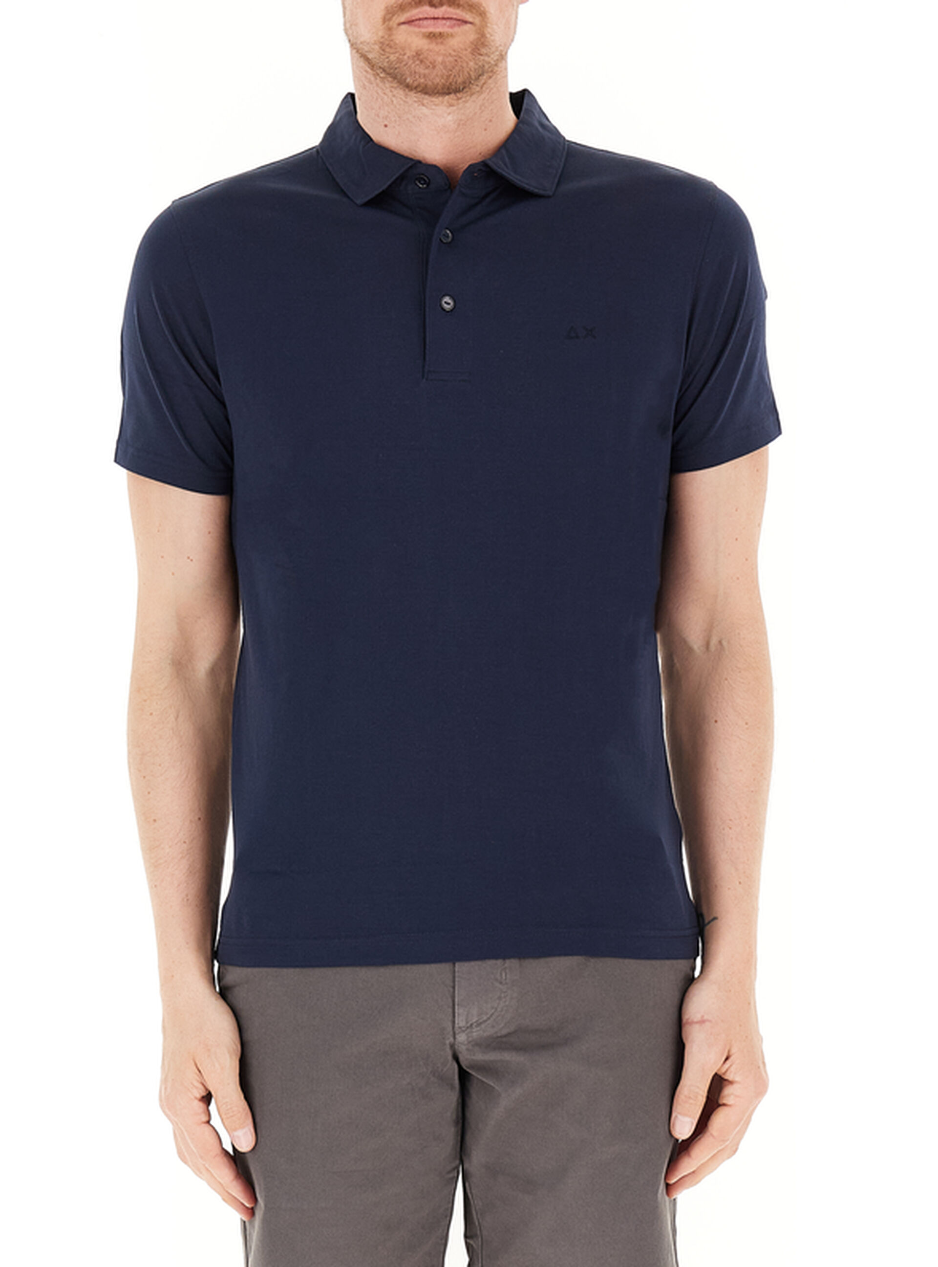 Polo maniche corte BLU SCURO M
