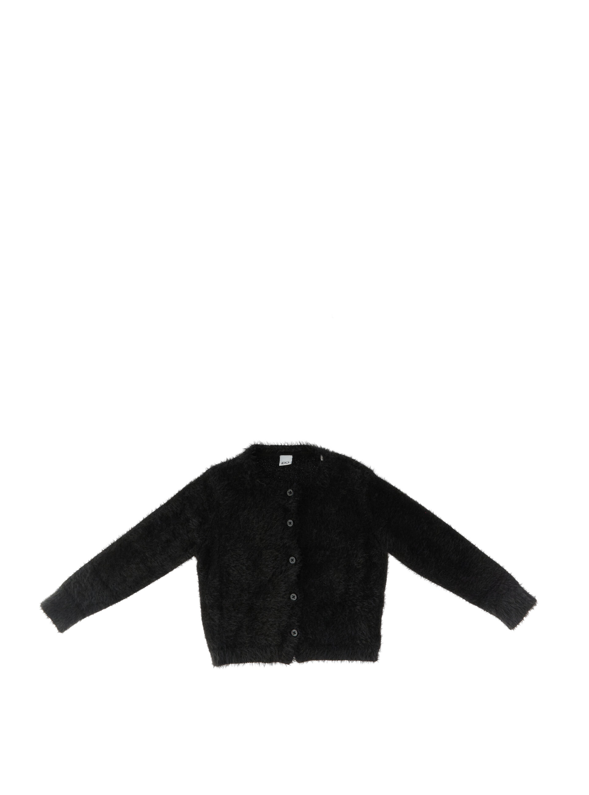 IDO Cardigan girocollo NERO 24M
