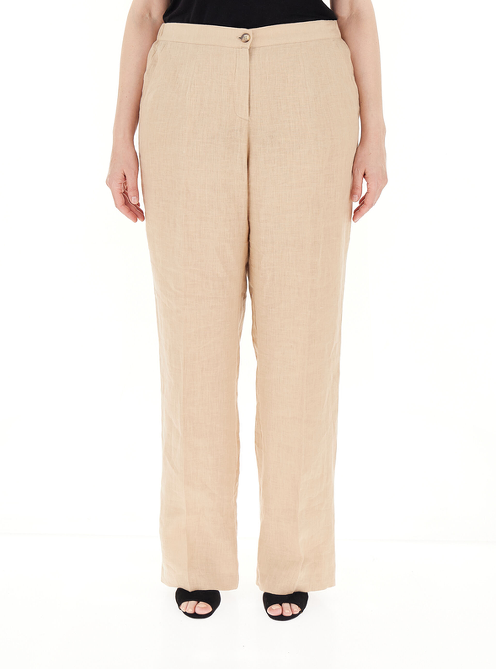 Pantalone in lino COLLECTION BEIGE