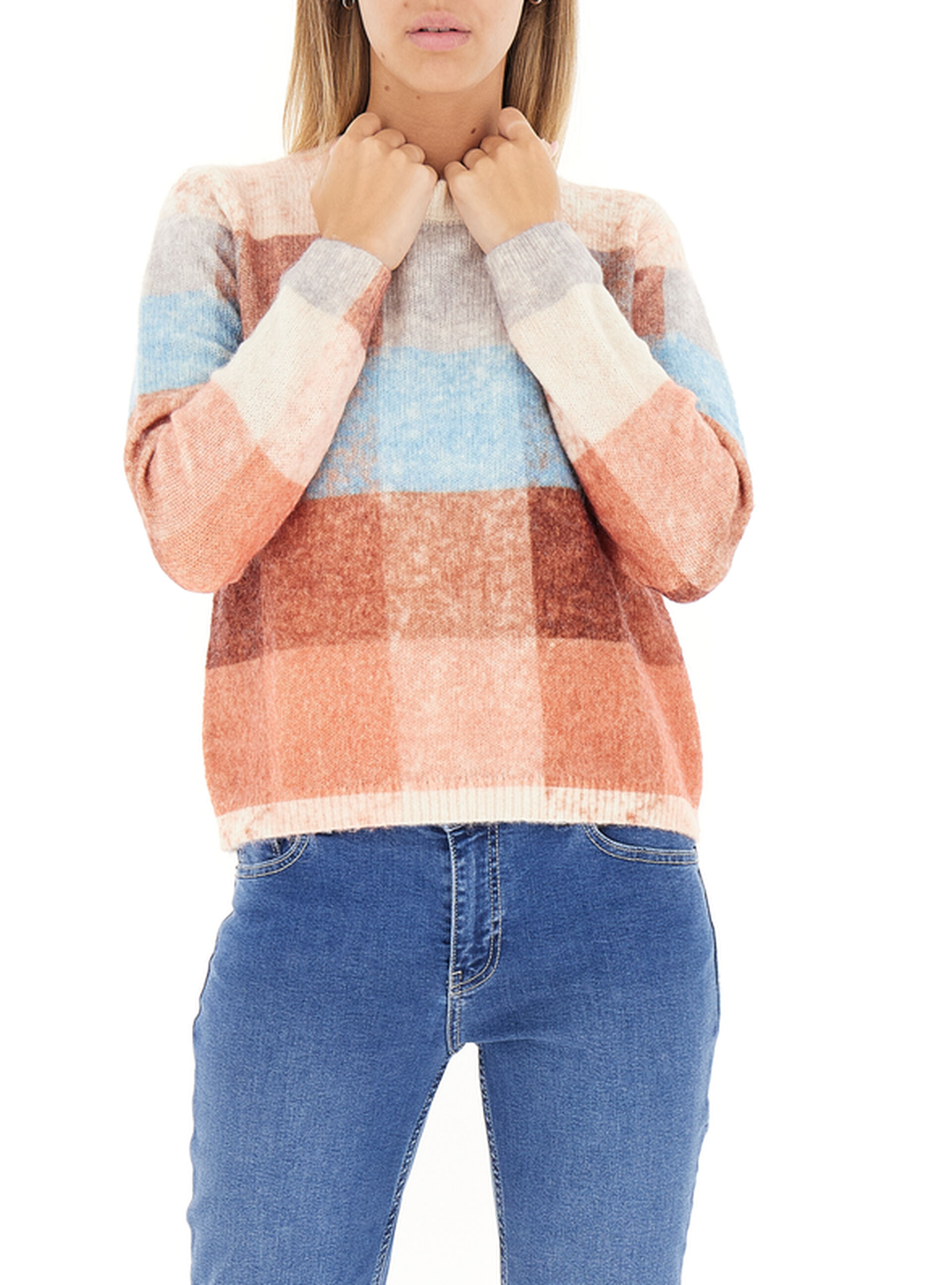 Maglione misto lana MULTICOLOR