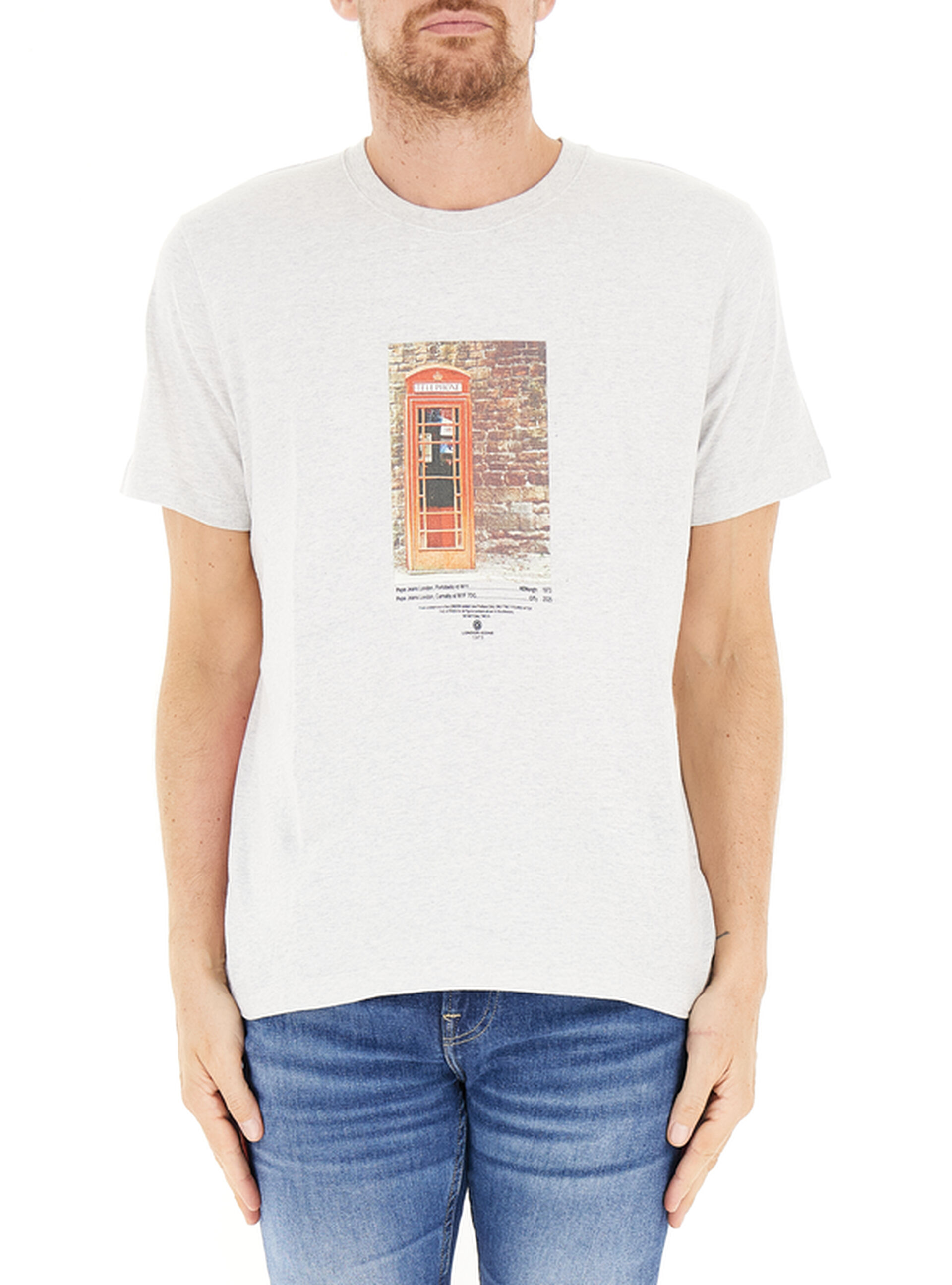 T-shirt girocollo GRIGIO CHIARO