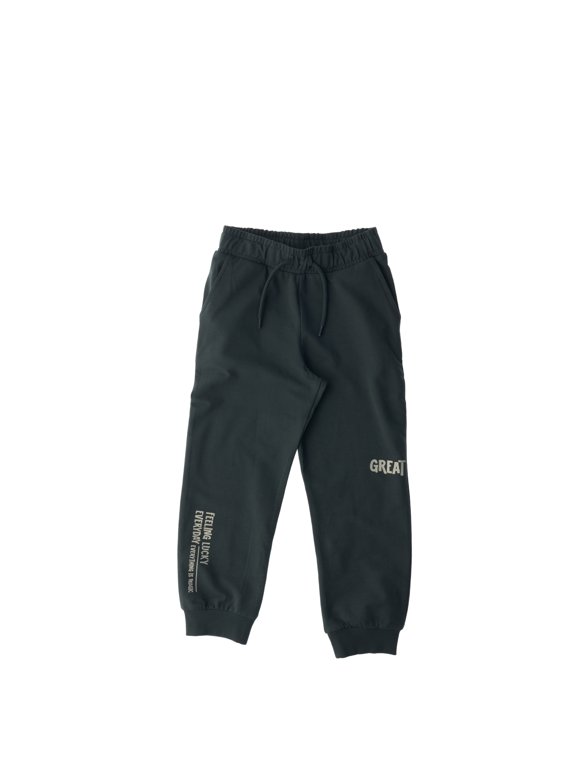Pantalone in felpa VERDE SCURO 116