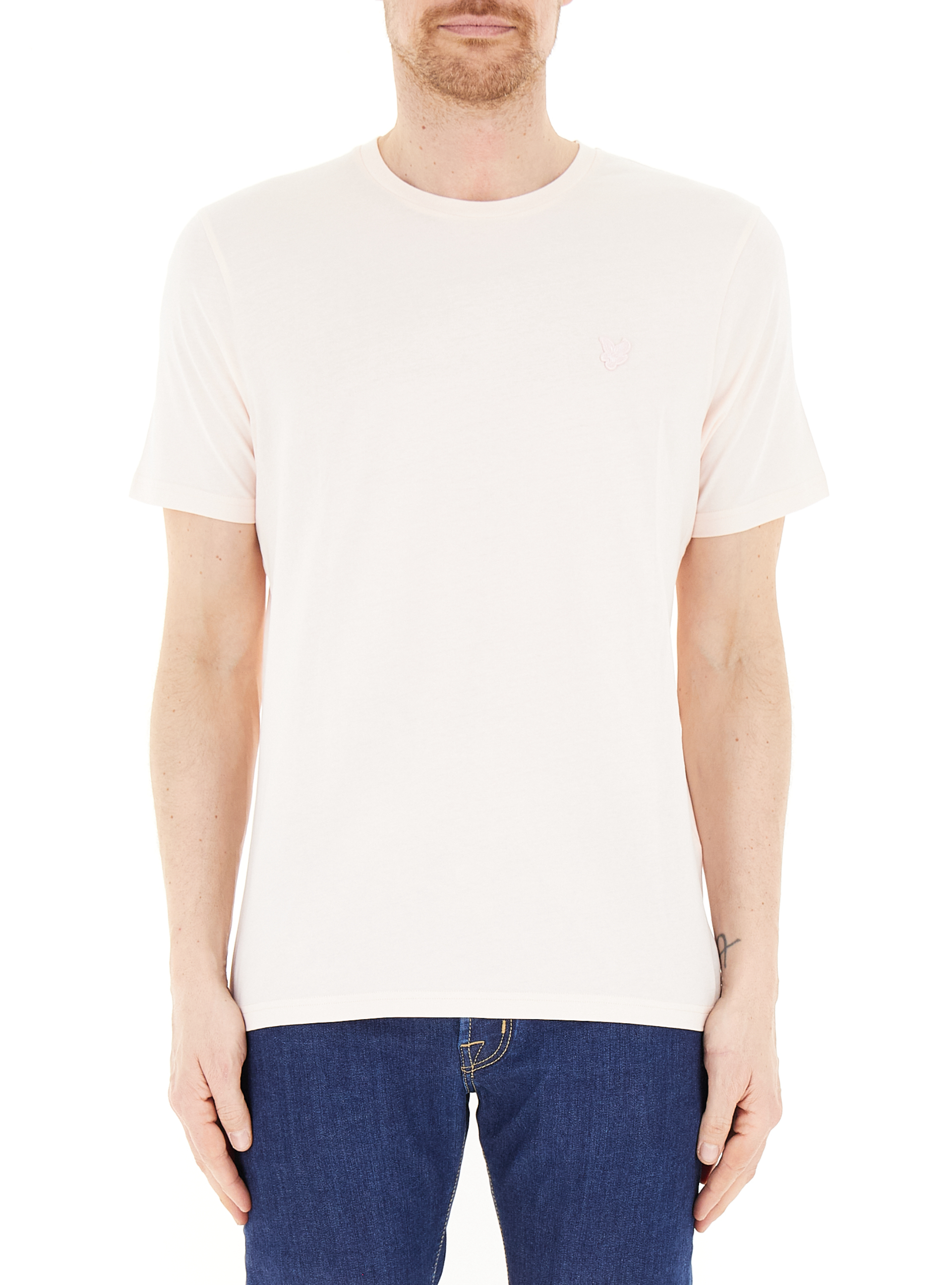 T-shirt in cotone ROSA CHIARO