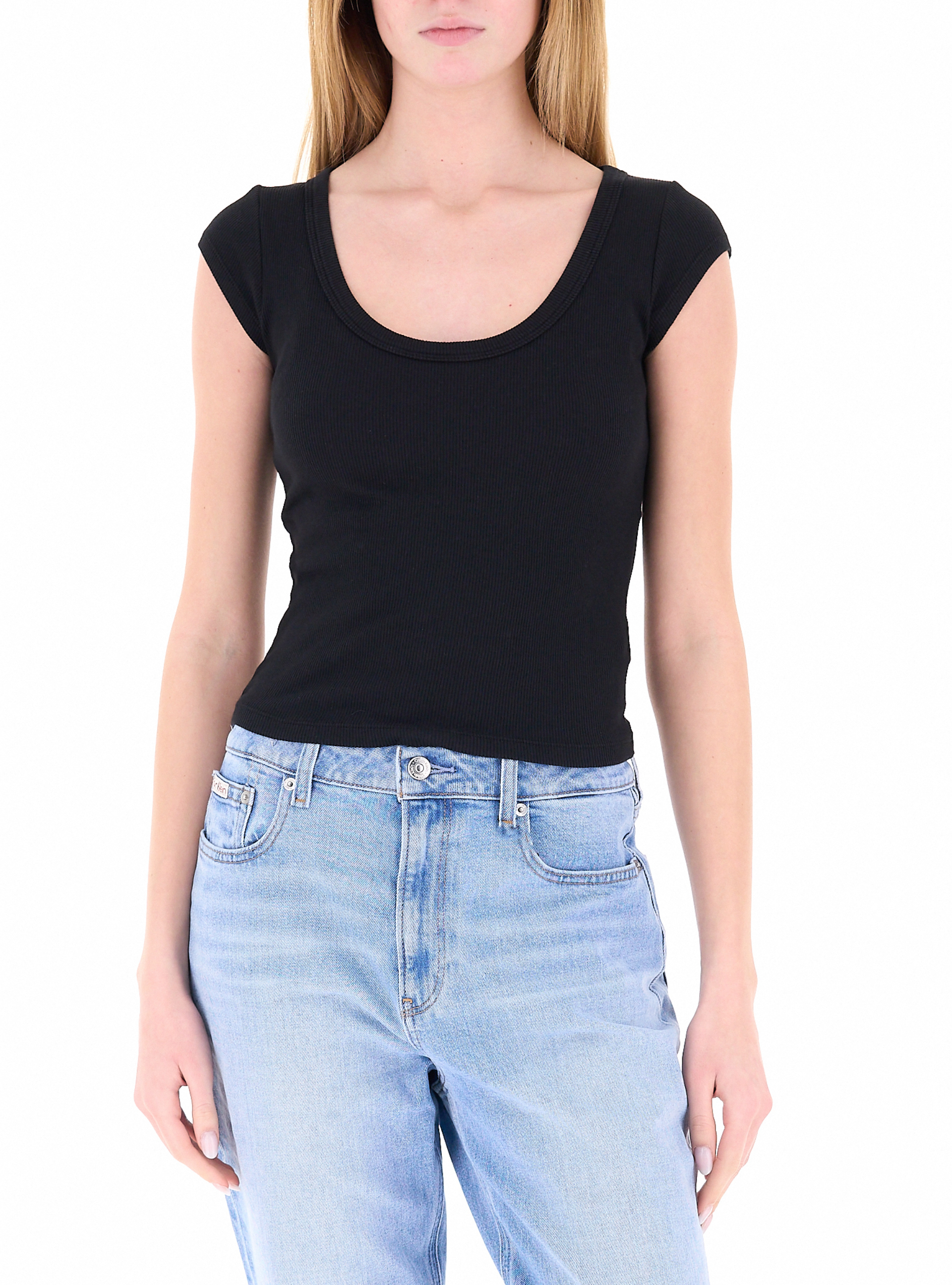 VICOLO T-shirt in cotone NERO UNI