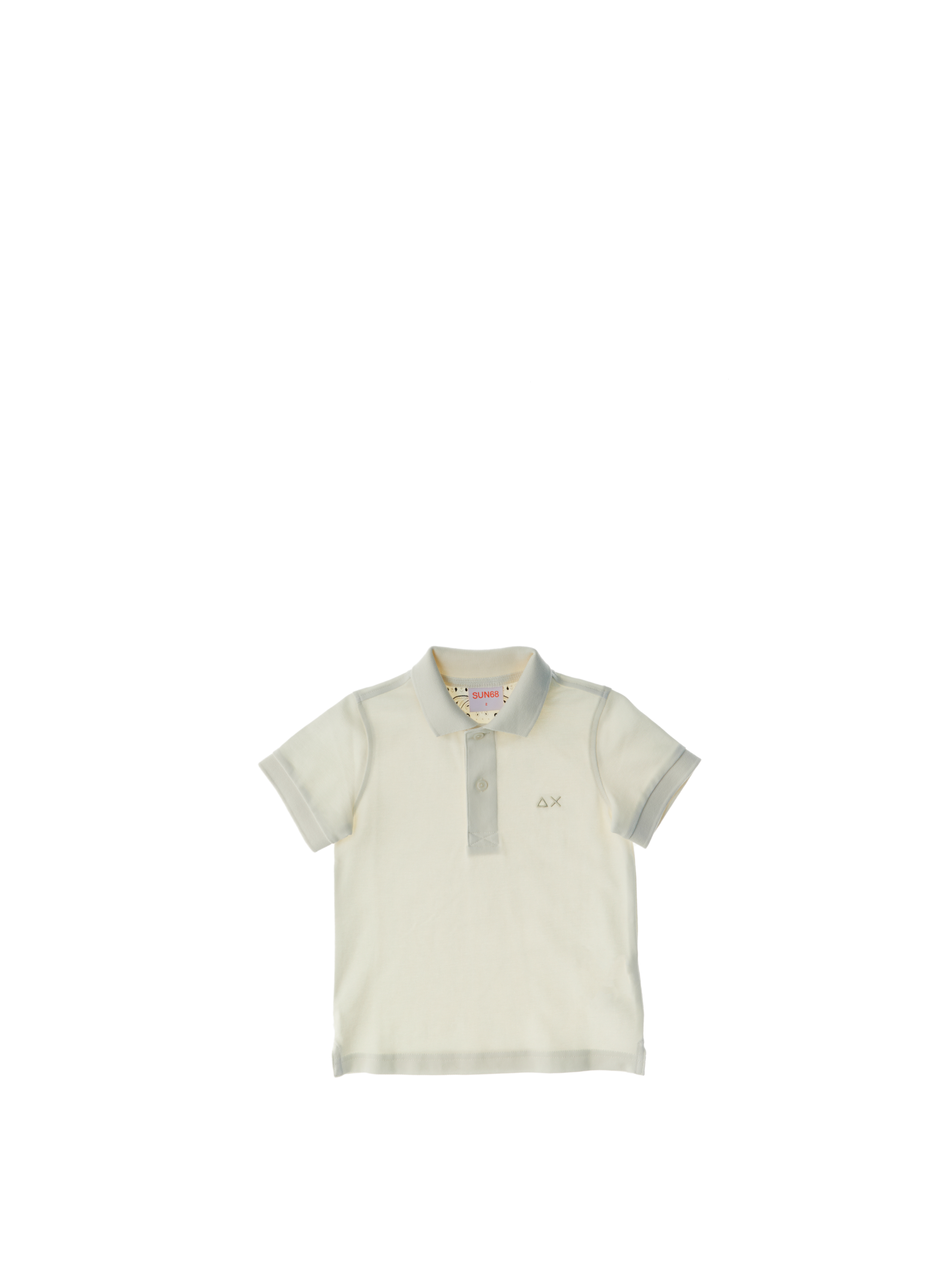 SUN68 Polo maniche corte PANNA