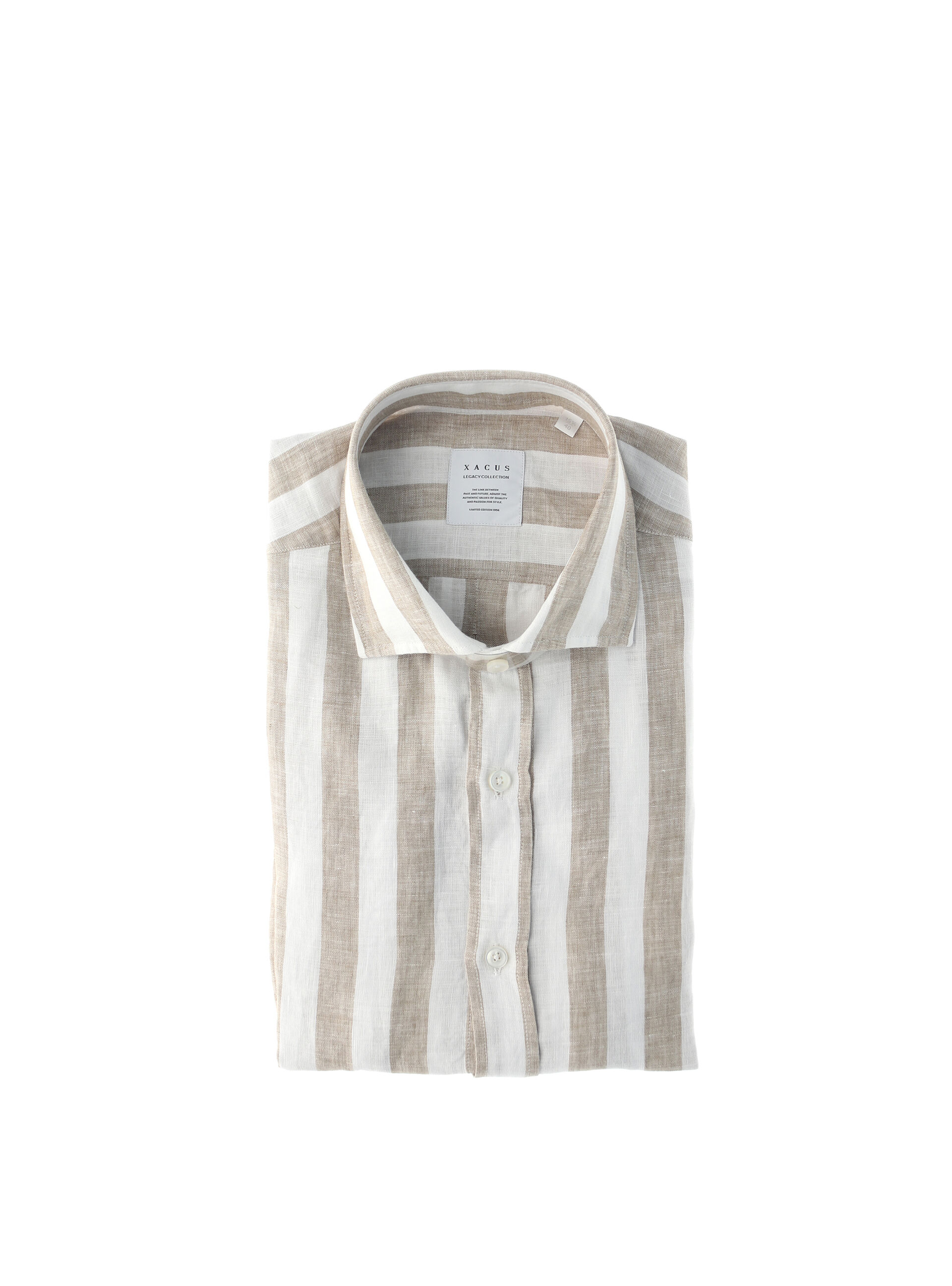 XACUS Camicia in lino BEIGE 40