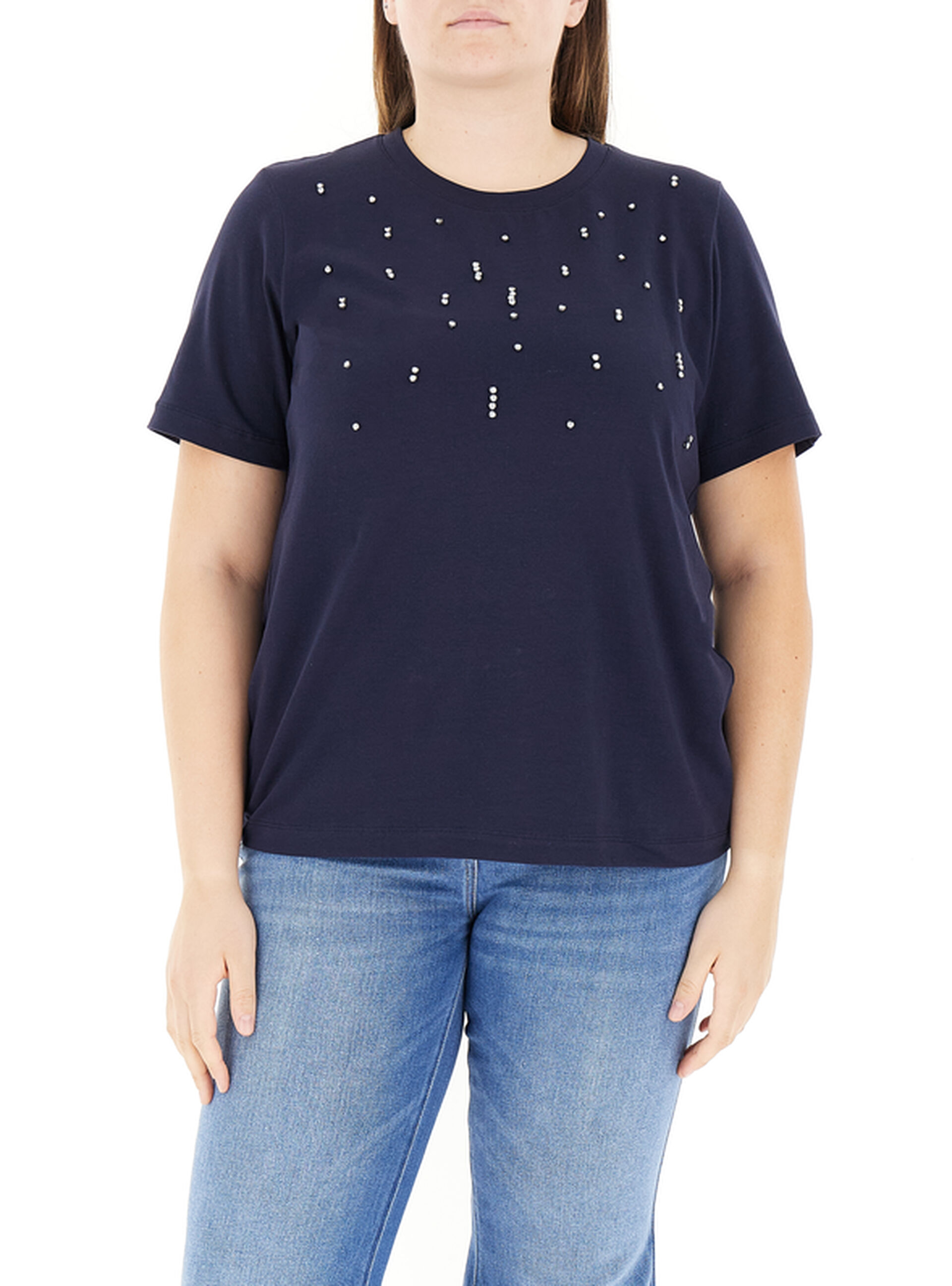 T-shirt girocollo BLU NAVY XL
