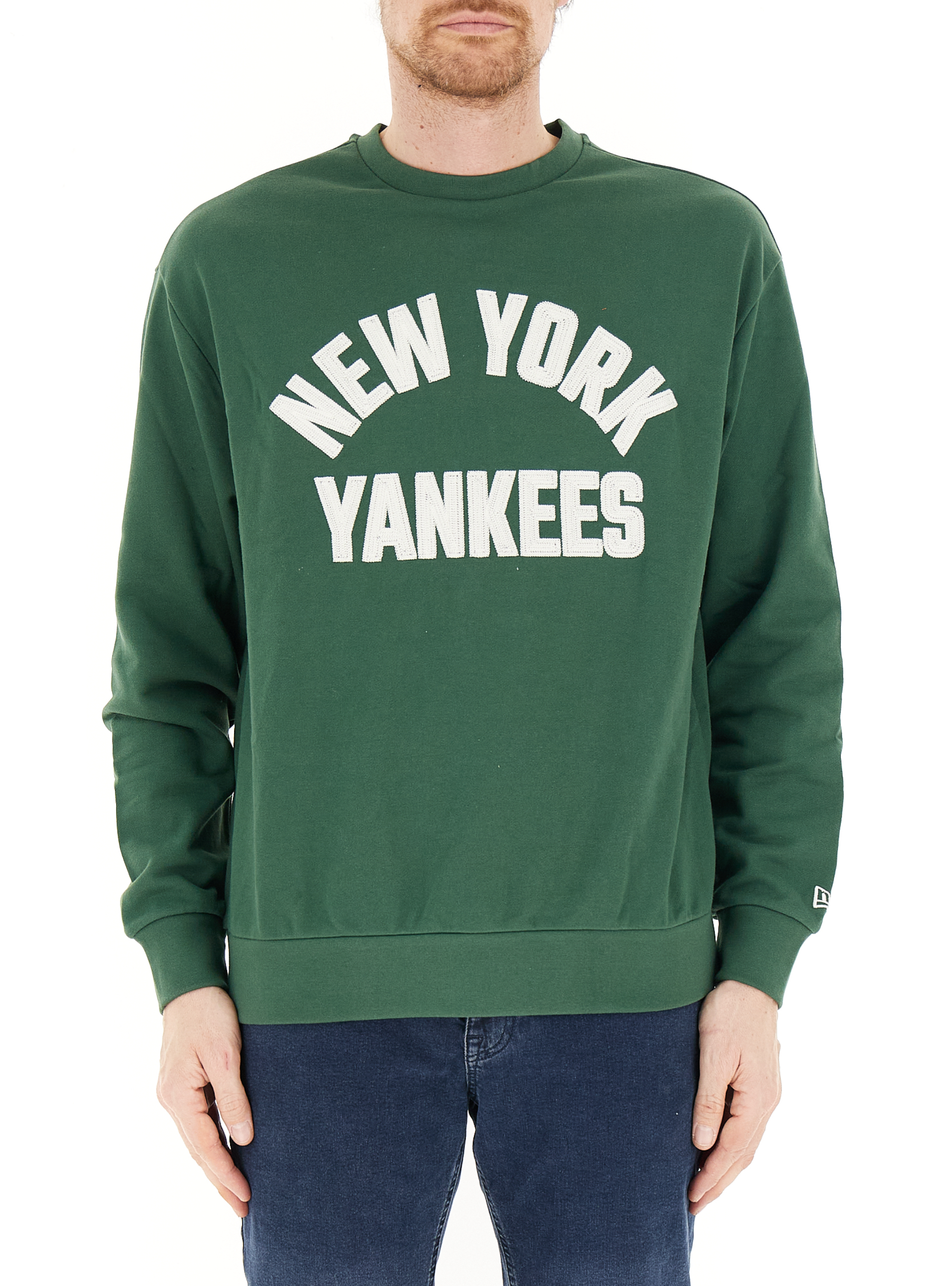 New era Felpa girocollo VERDE L