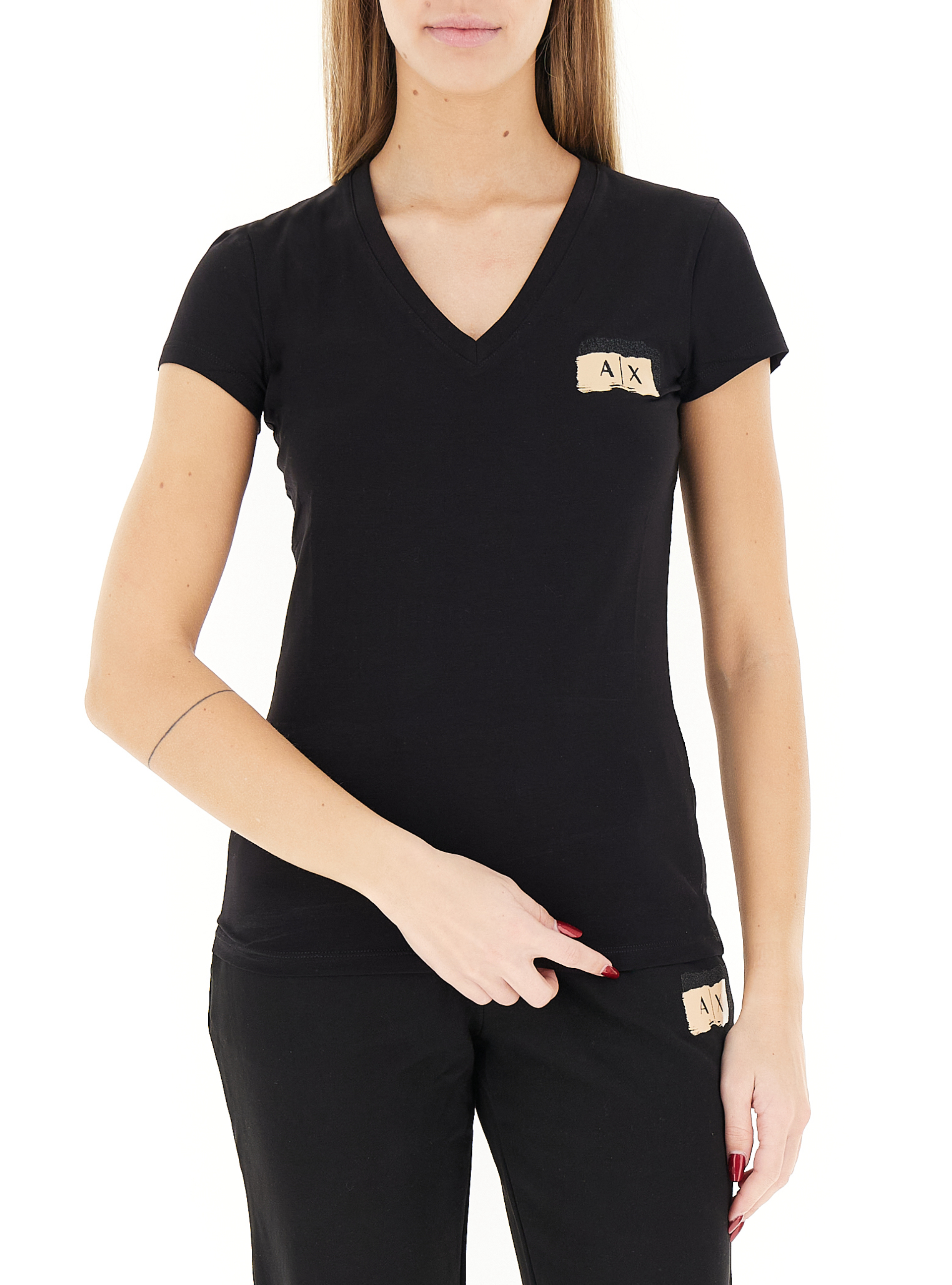 T-shirt maniche corte NERO