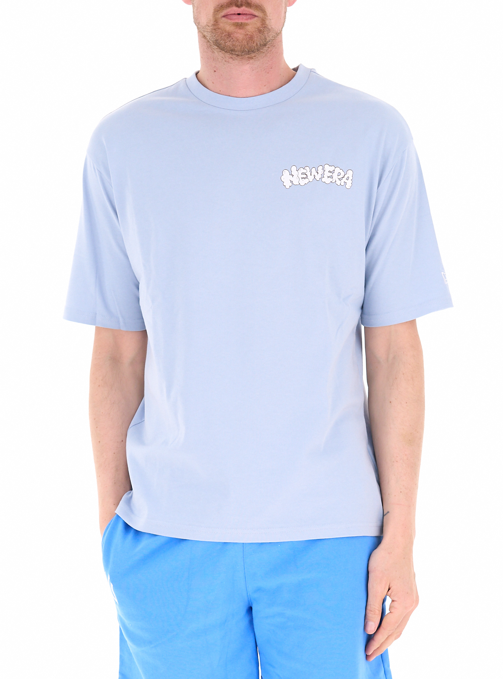 T-shirt girocollo AZZURRO CHIARO S