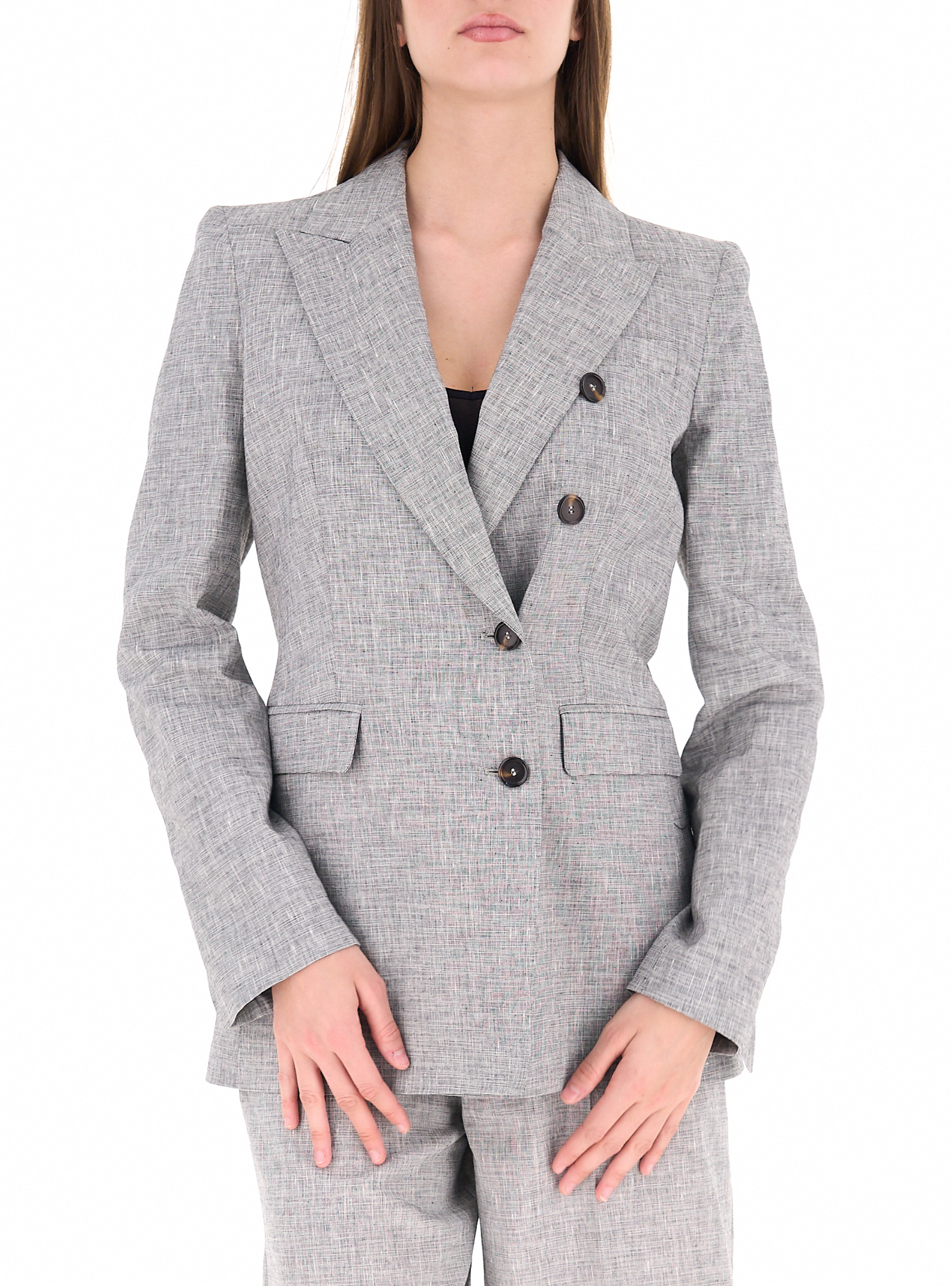 Pinko Blazer misto cotone GRIGIO