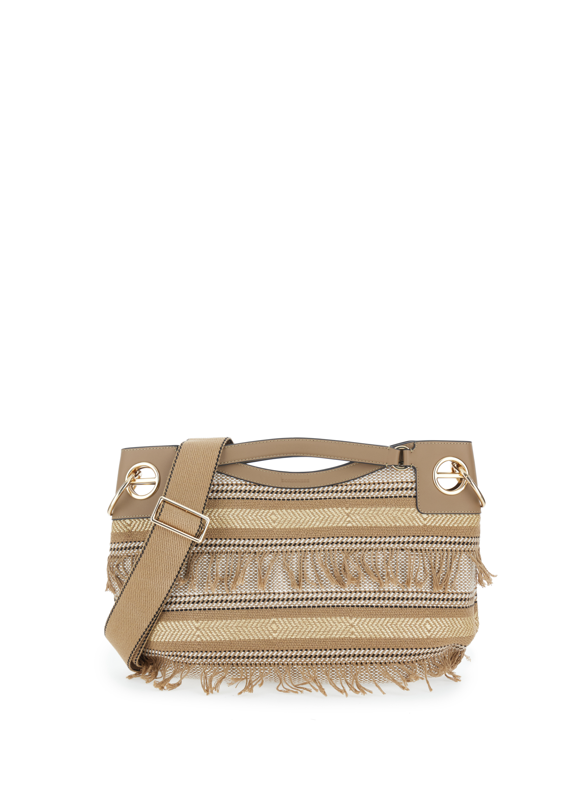 BORBONESE Borsa a mano BEIGE U