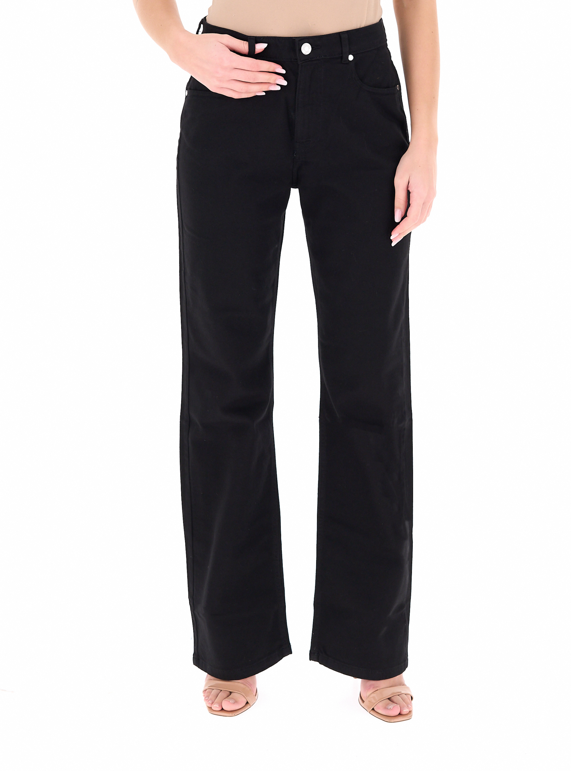 Trussardi Jeans wide leg NERO