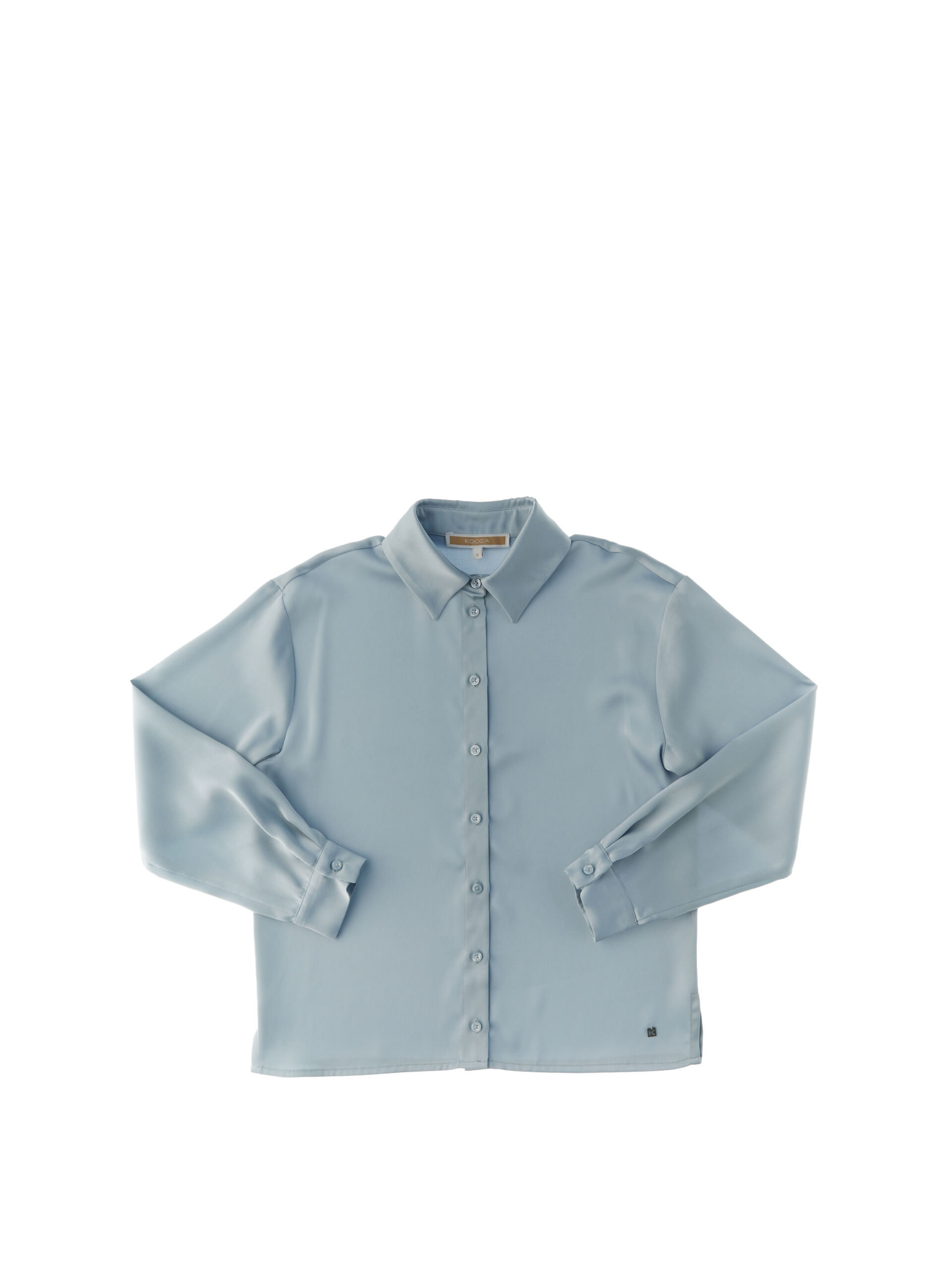KOCCA Camicia in raso AZZURRO
