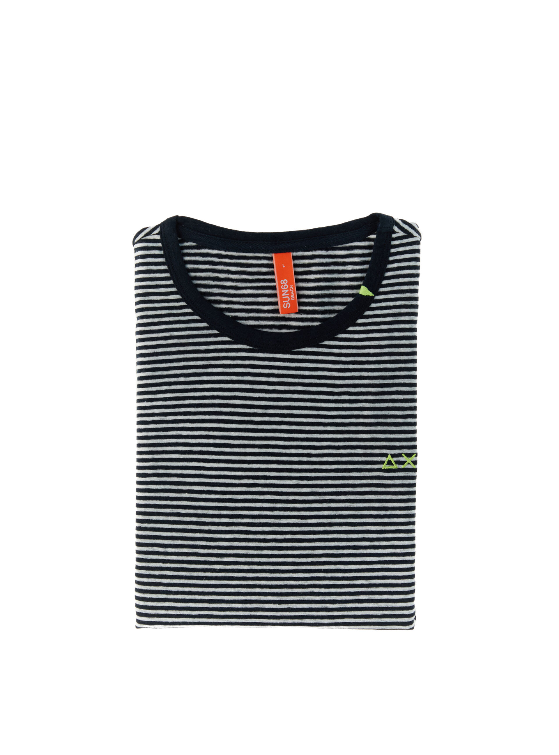 SUN68 T-shirt girocollo NERO