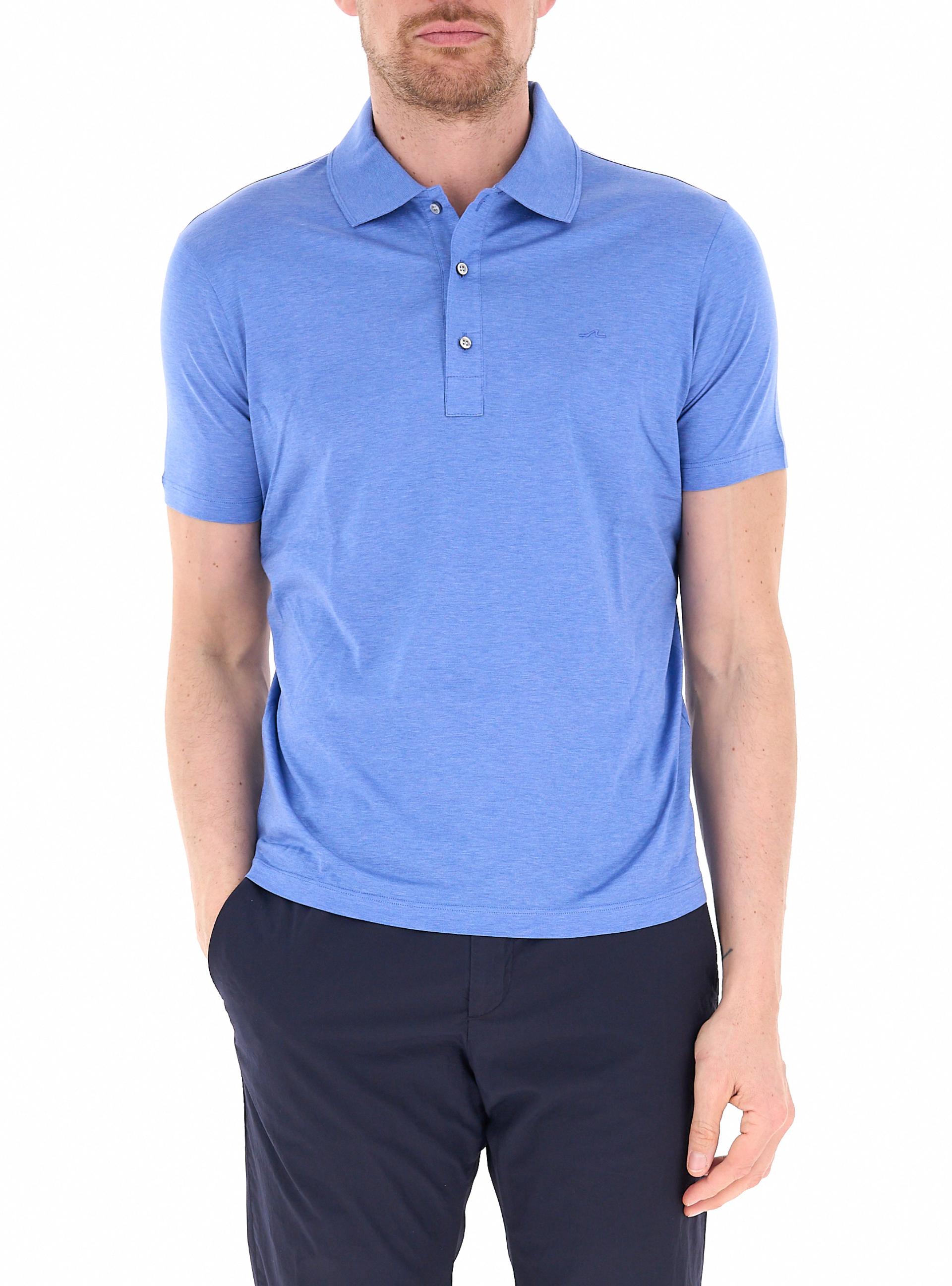 Polo maniche corte AZZURRO