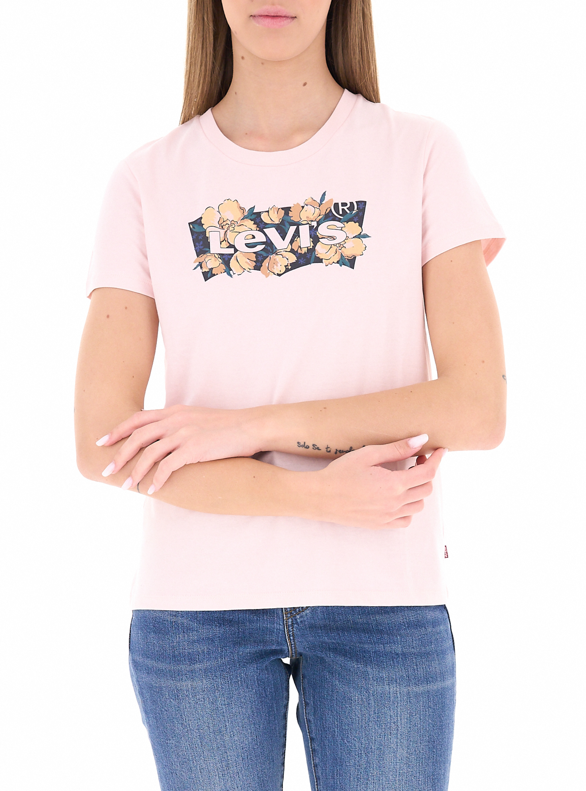 Levis T-shirt girocollo LEVI'S ROSA