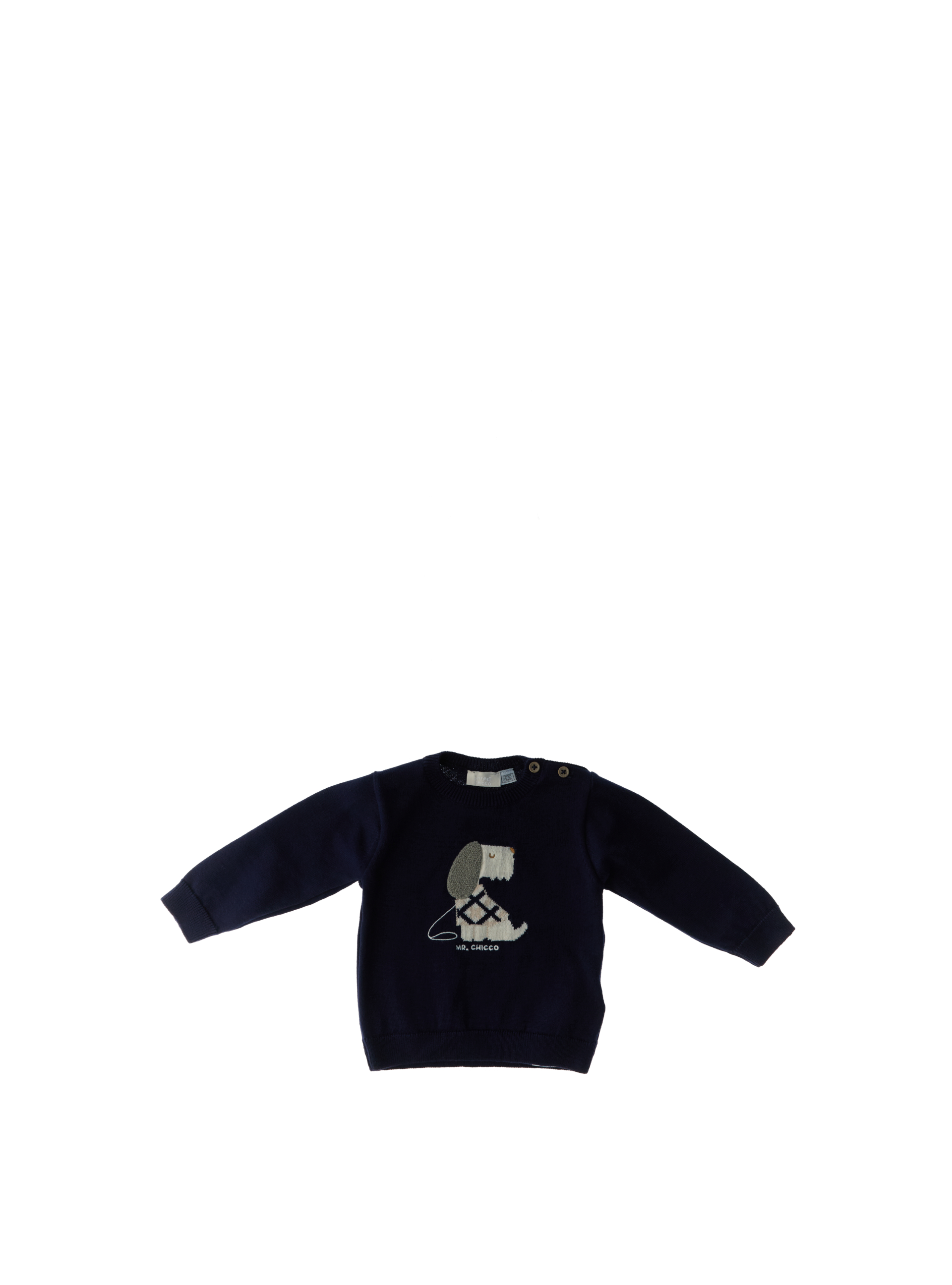 Maglione misto lana BLU NAVY