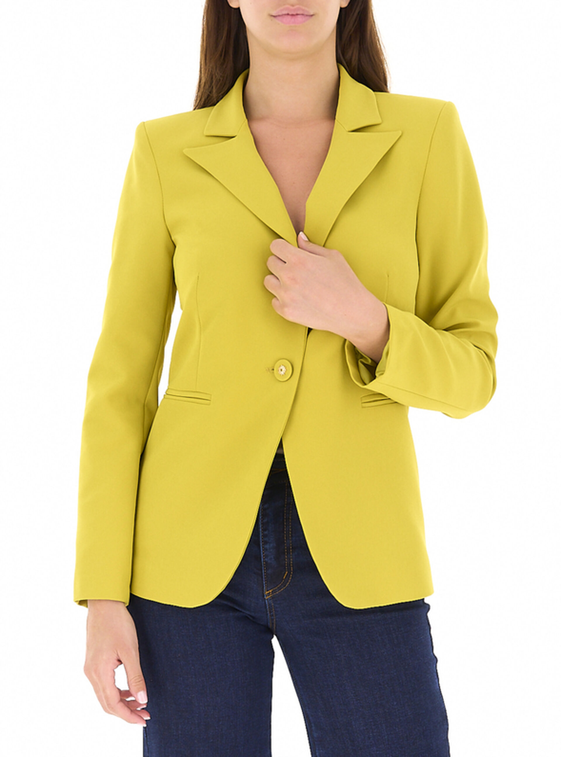 Blazer monopetto SENAPE M