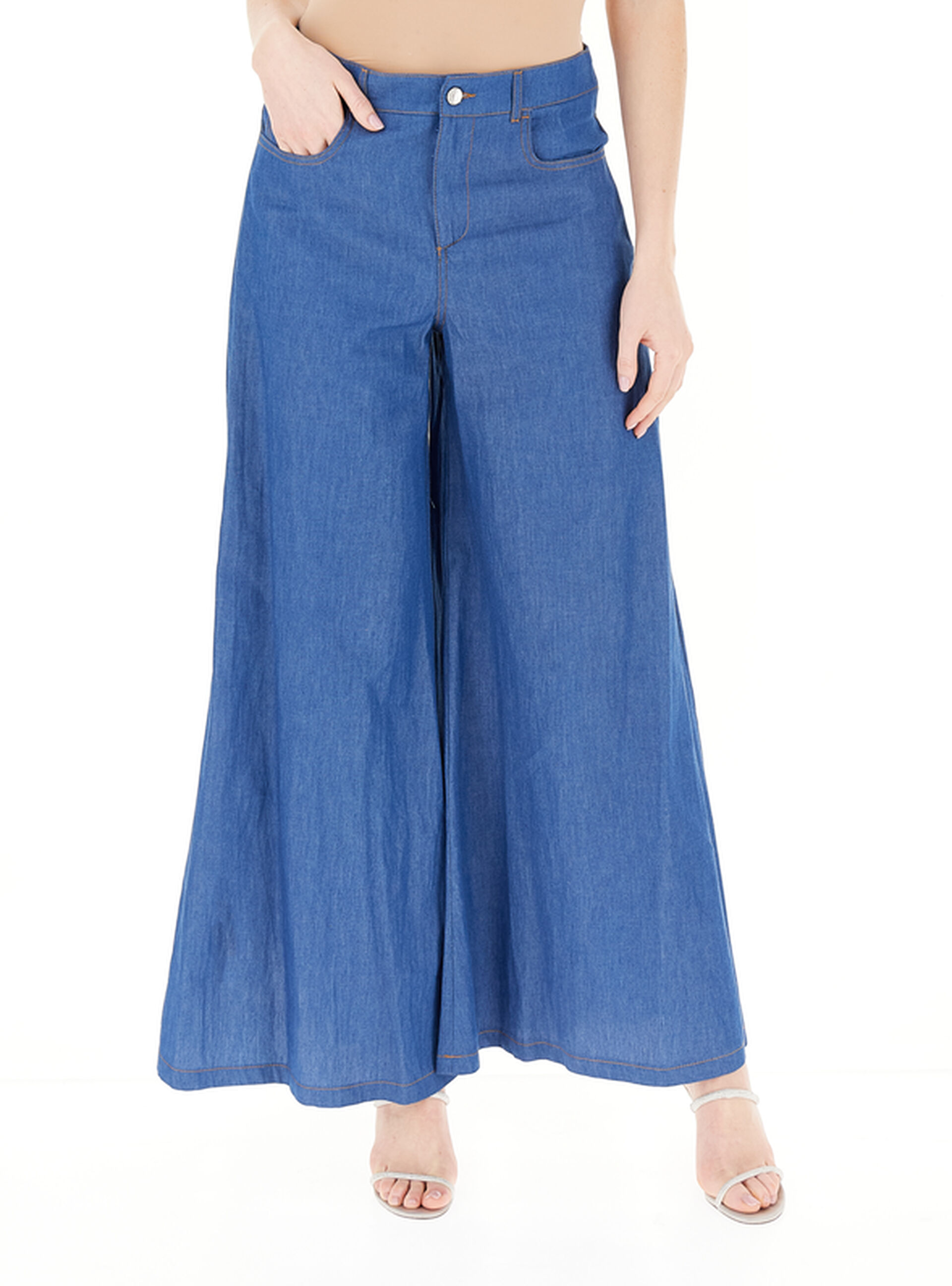 Pantalone in cotone LIU JEANS BLU