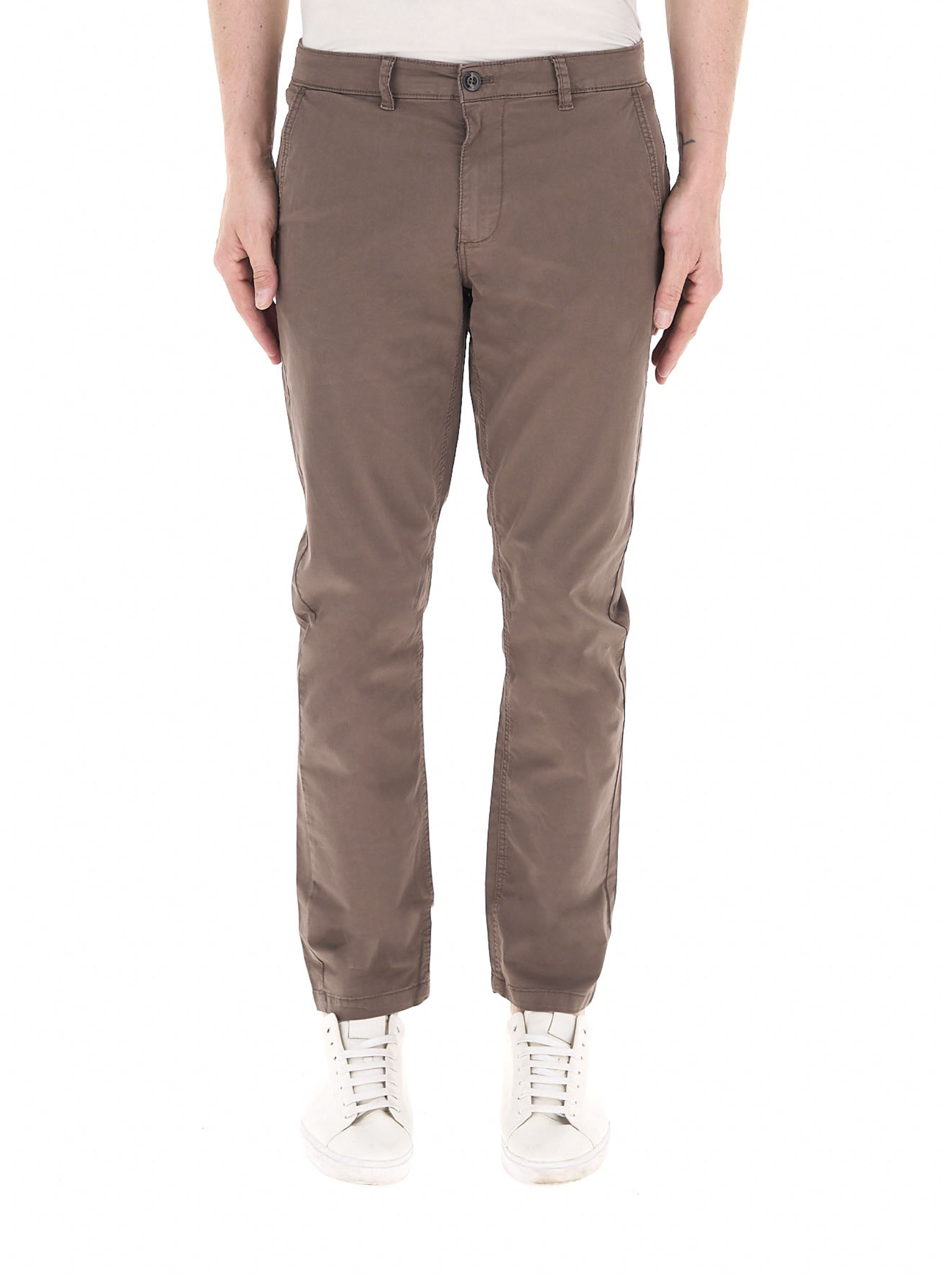 Pantalone chino MARRONE