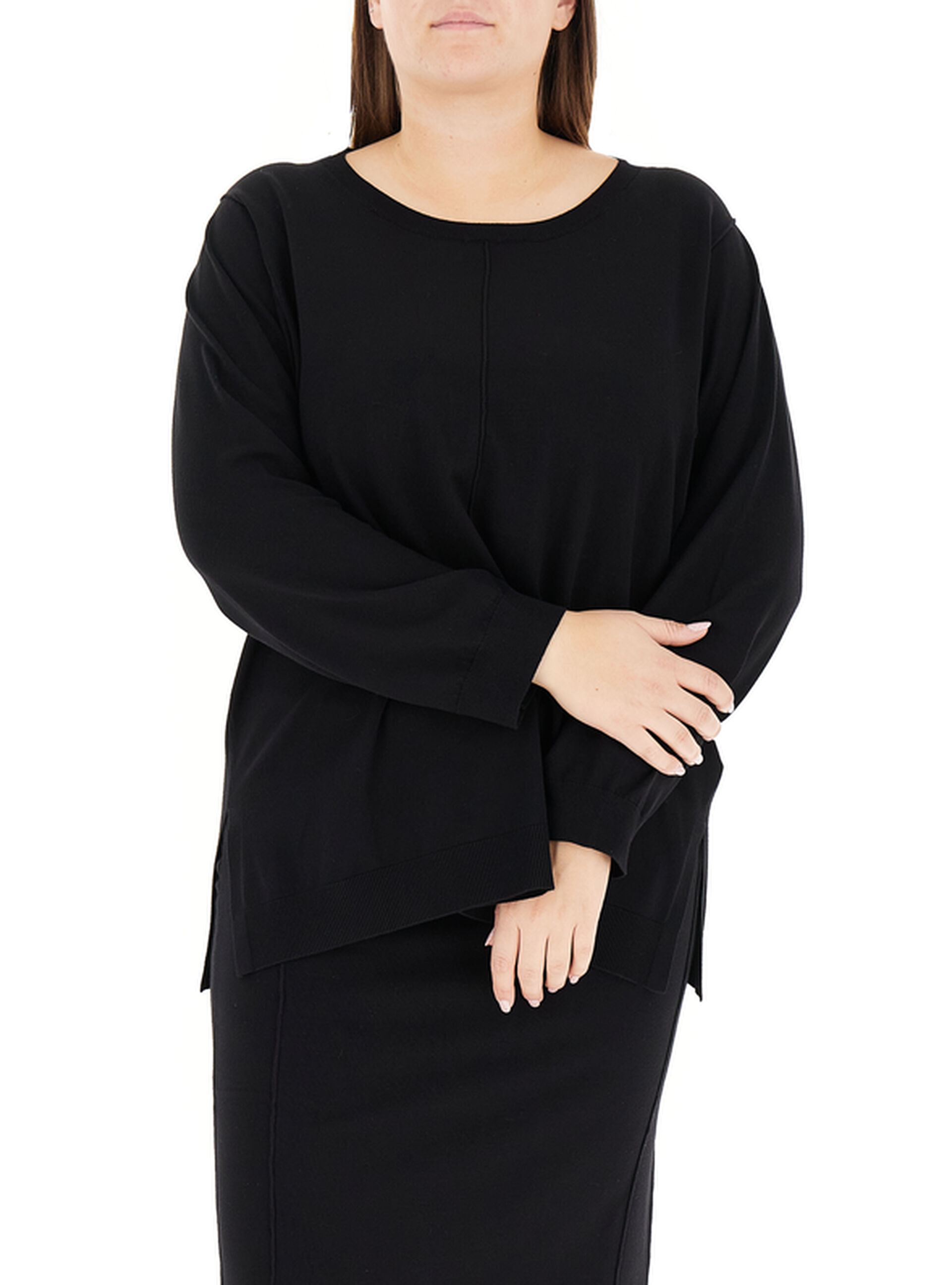 Maglia girocollo NERO S