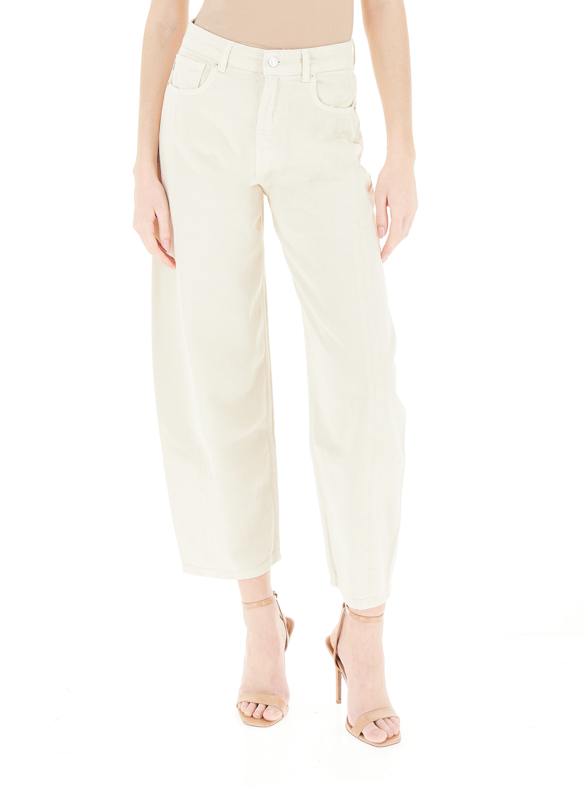 VICOLO Pantalone wide leg AVORIO