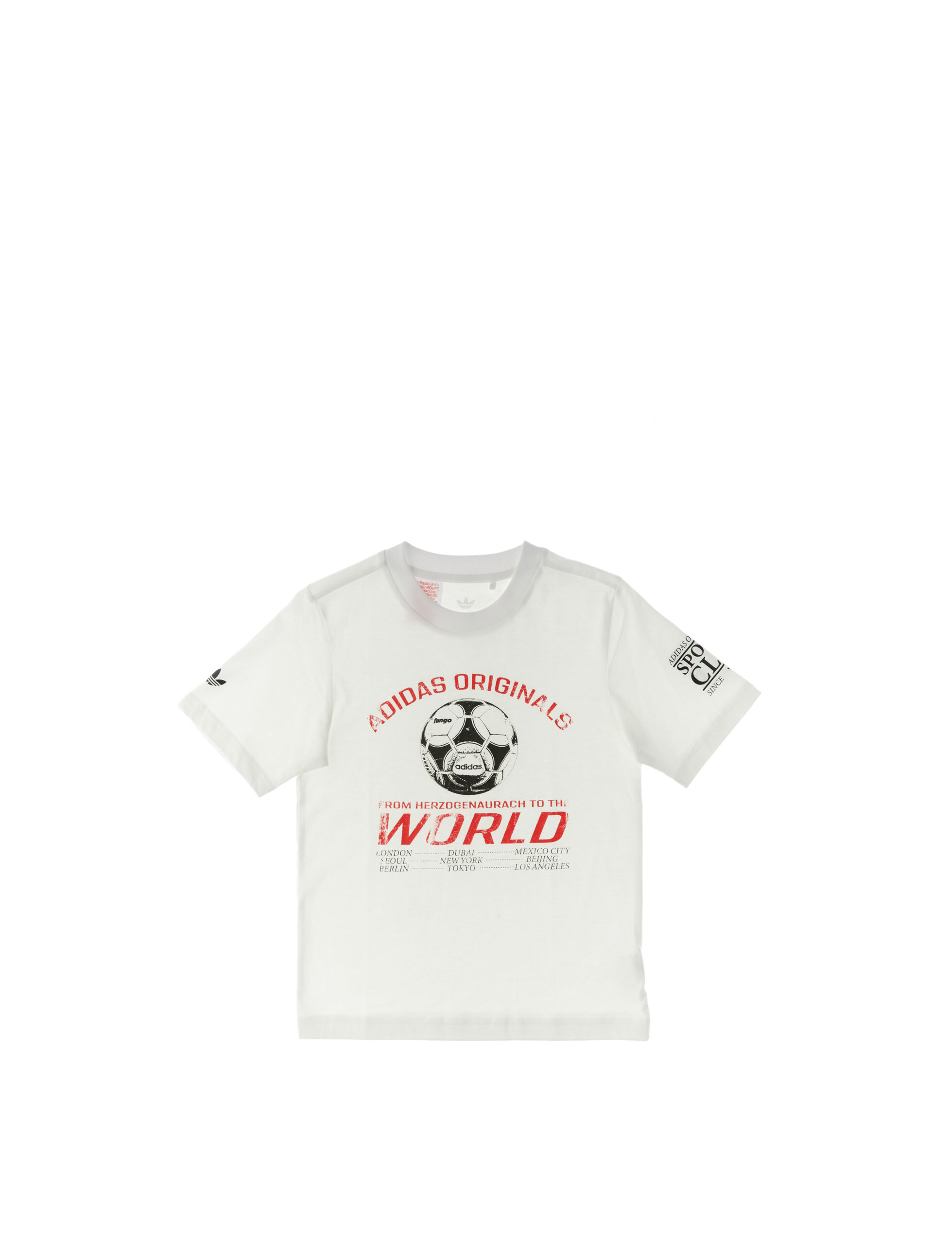 Adidas T-shirt girocollo BIANCO