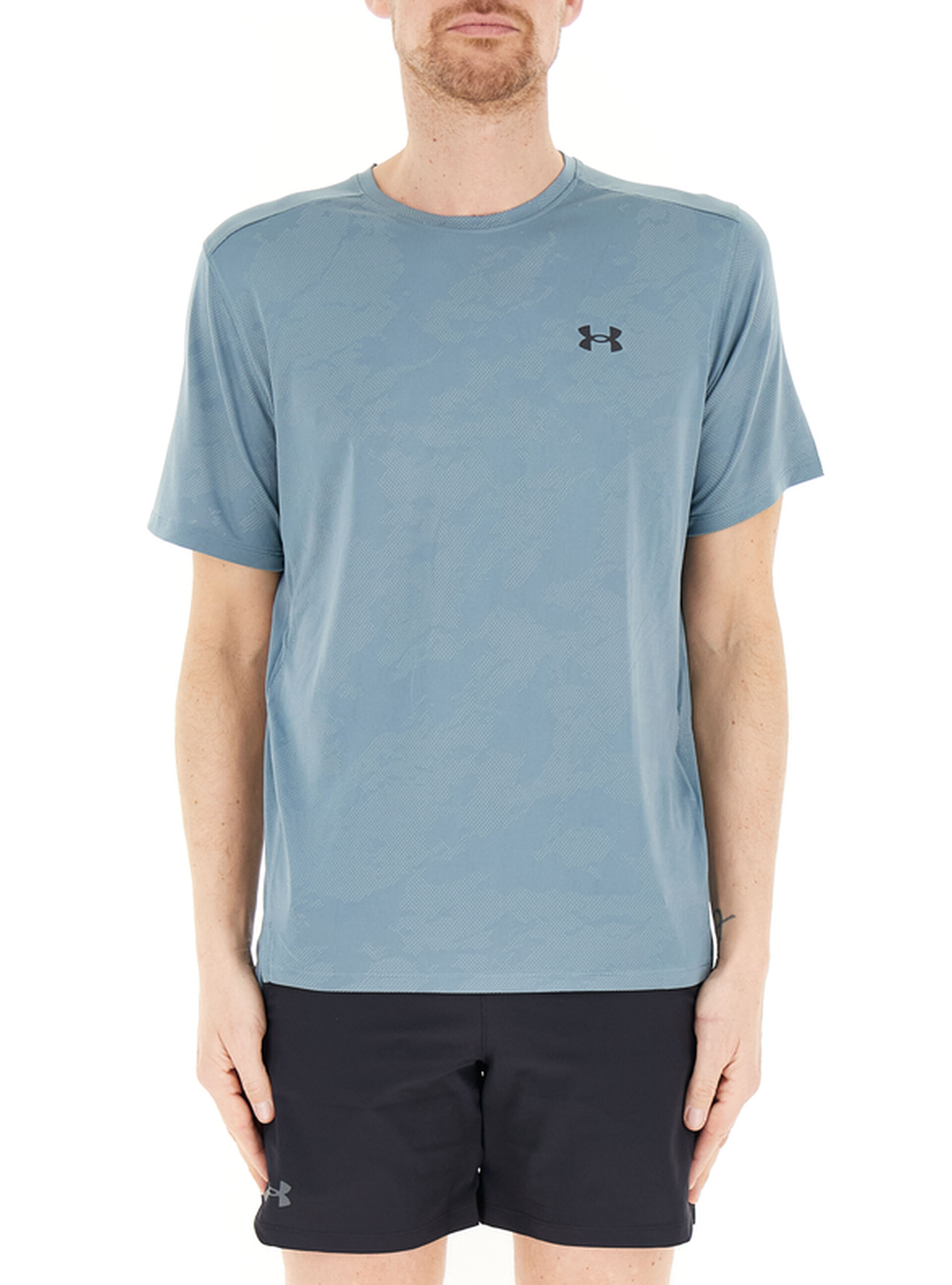 T-shirt sportiva AZZURRO POLVERE SM
